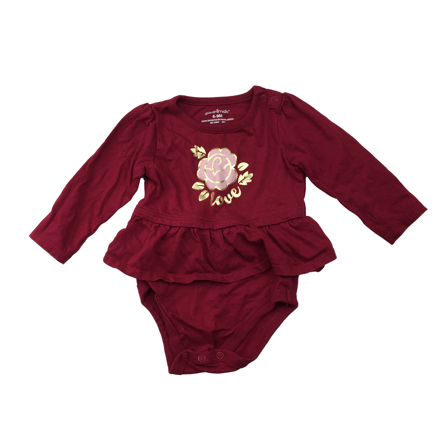 Garanimals Bodysuit Dress 6-9M