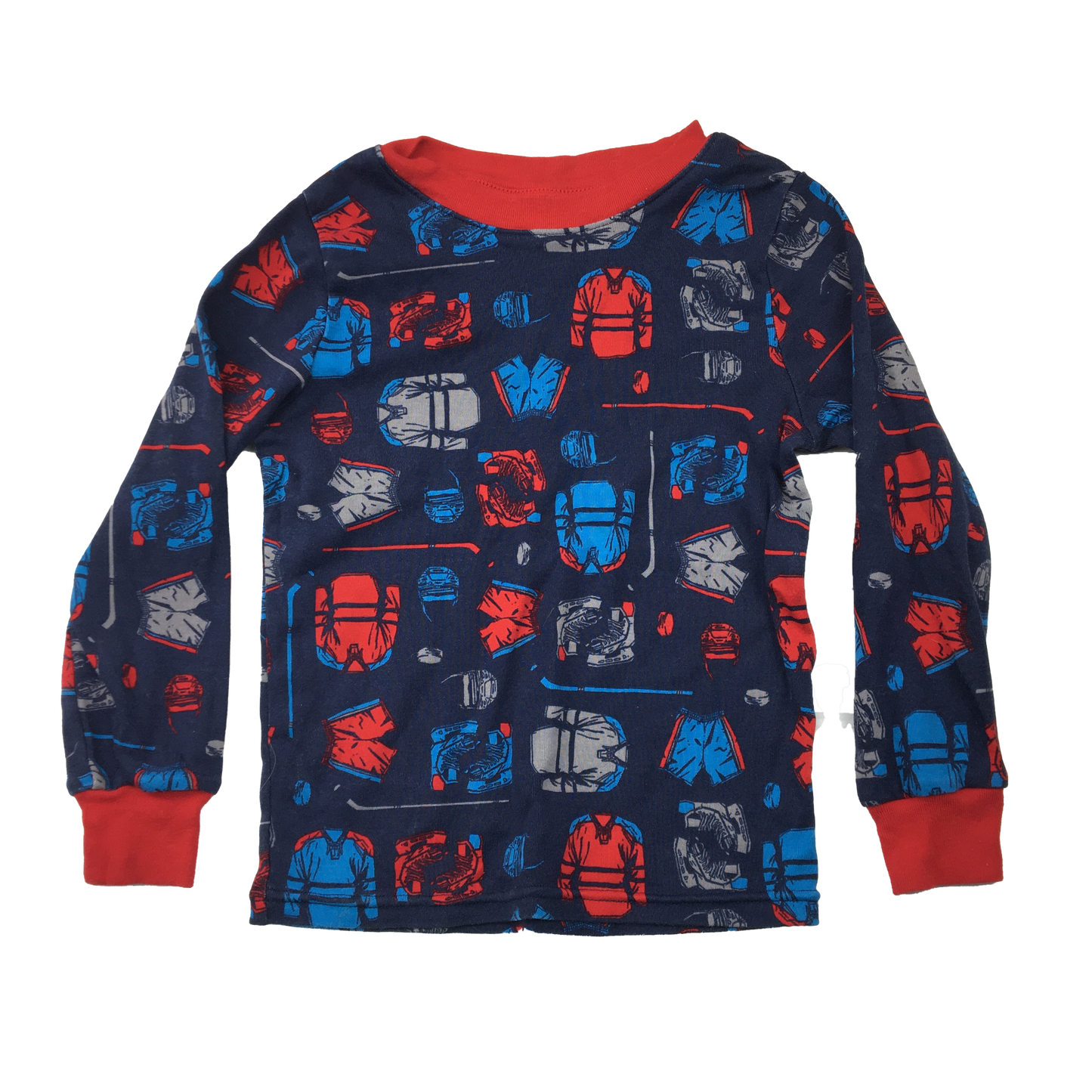 Kirkland Signature PJ Top with Hockey Theme 5