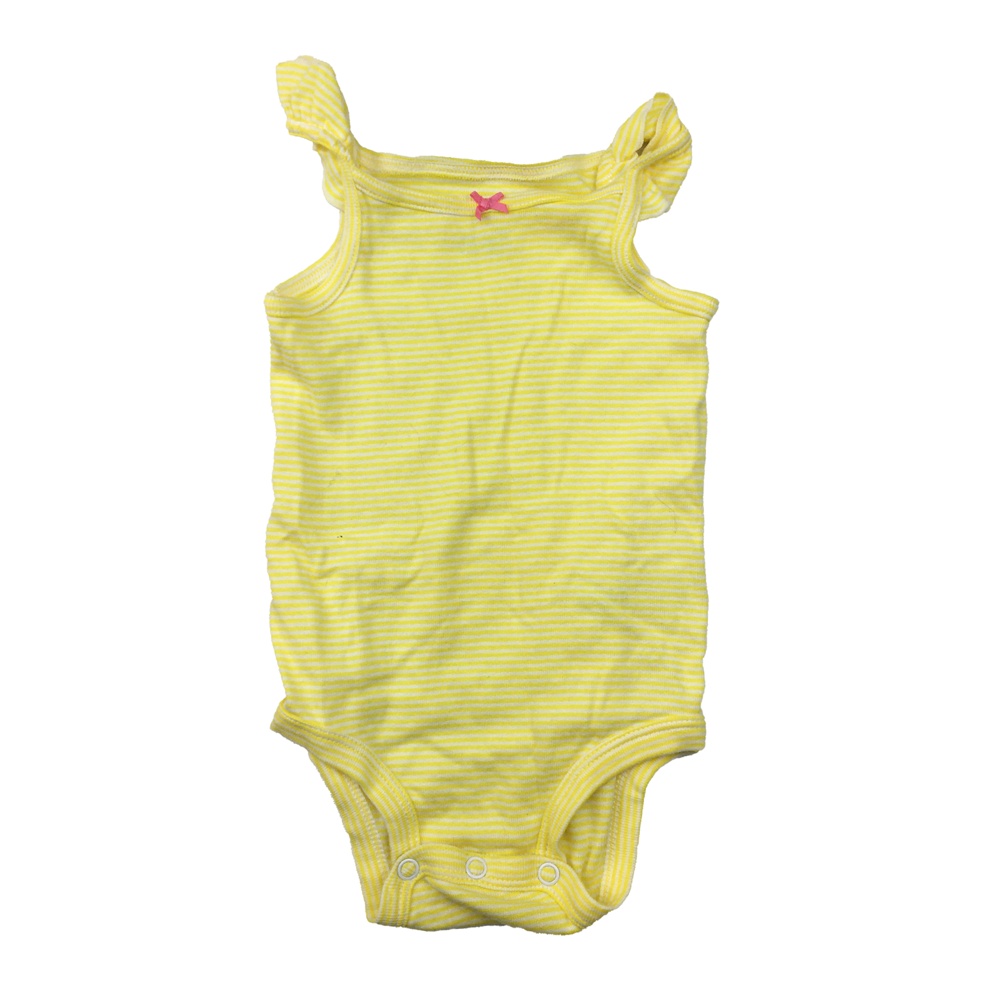 Carter's Yellow Tank Top Onesie 9M