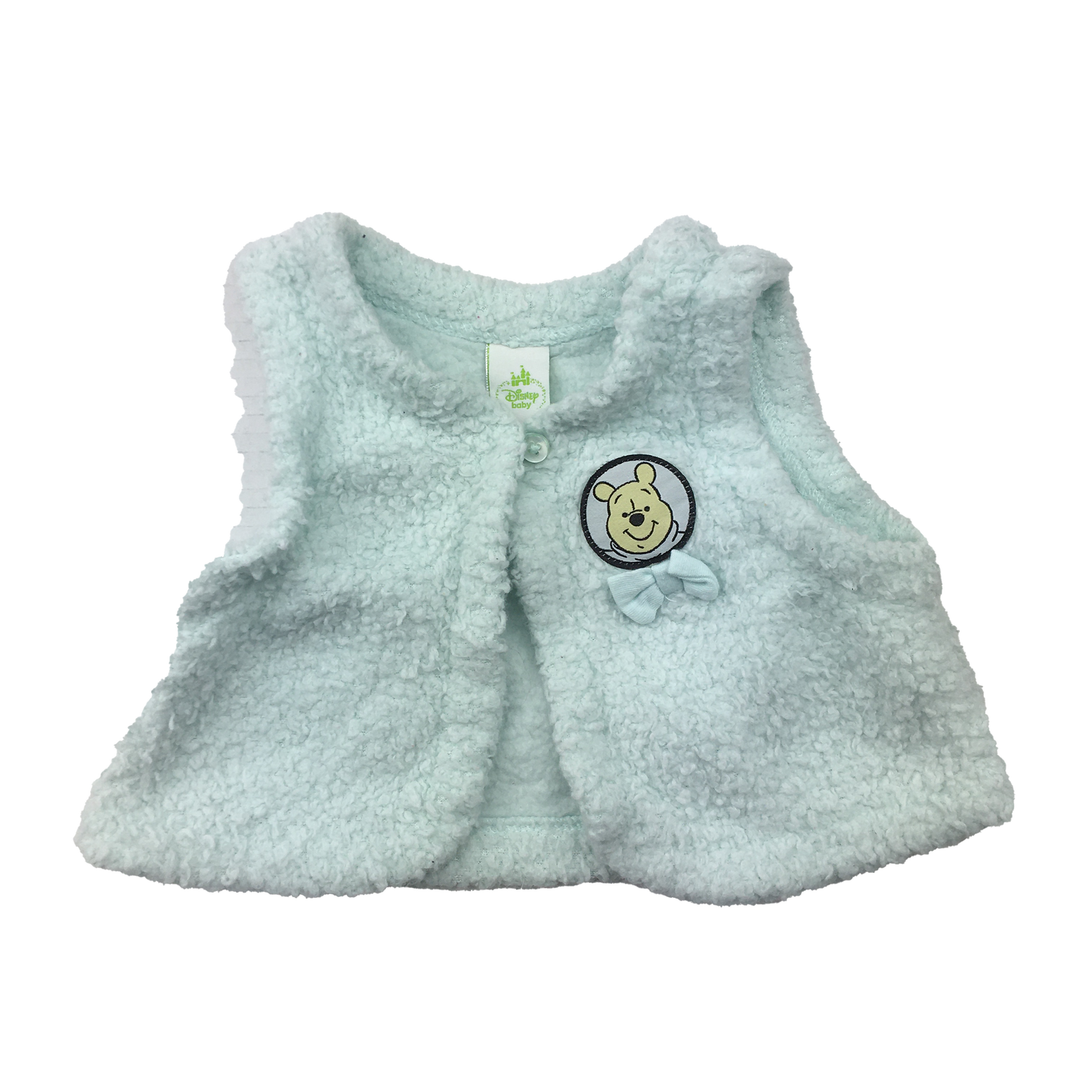 Disney Baby Turquoise Fleese Vest 6-12M