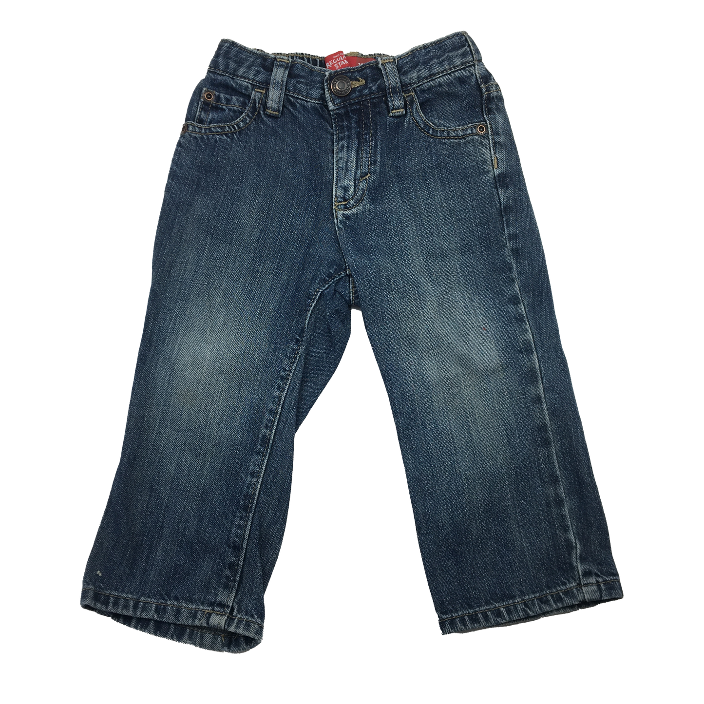 Old Navy Dark Wash Regular Leg Jeans 18-24M