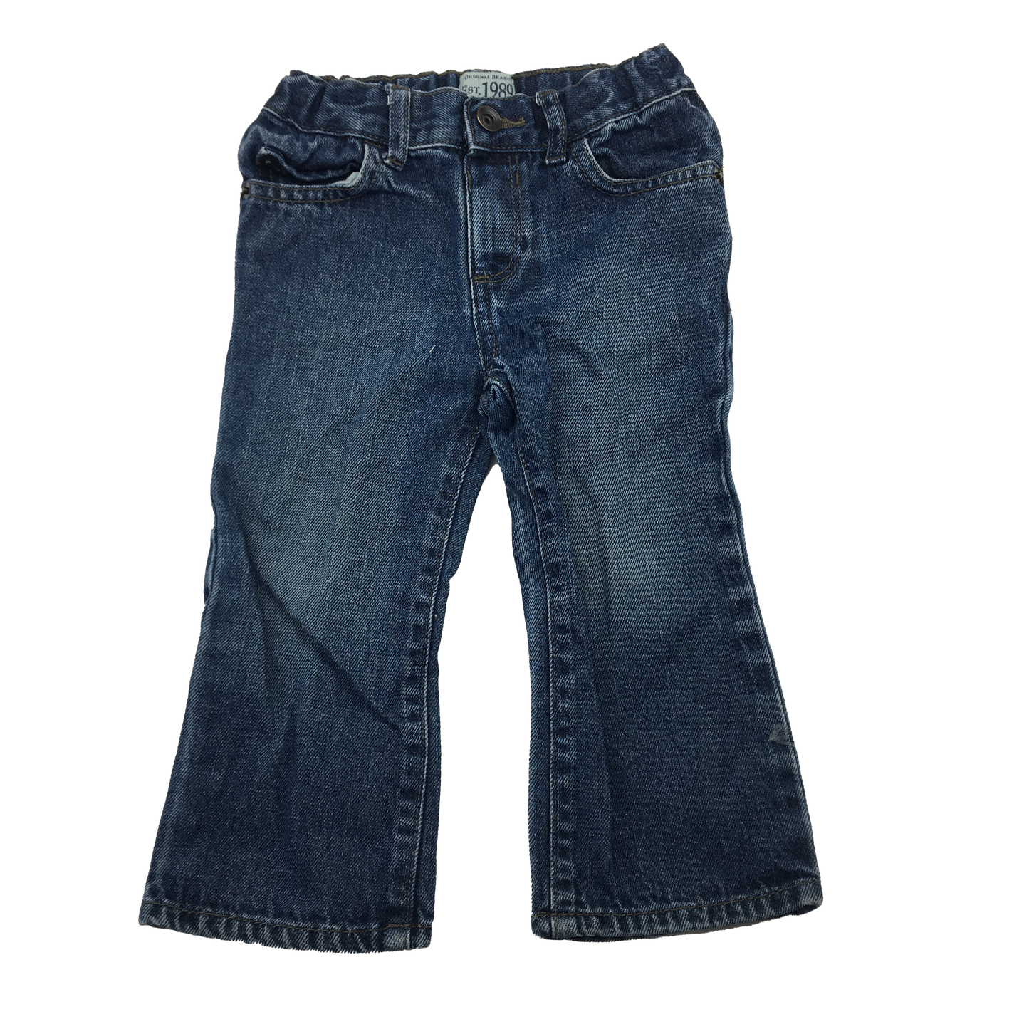 Children's Place Dark Wash Bootcut Jeans 18-24M
