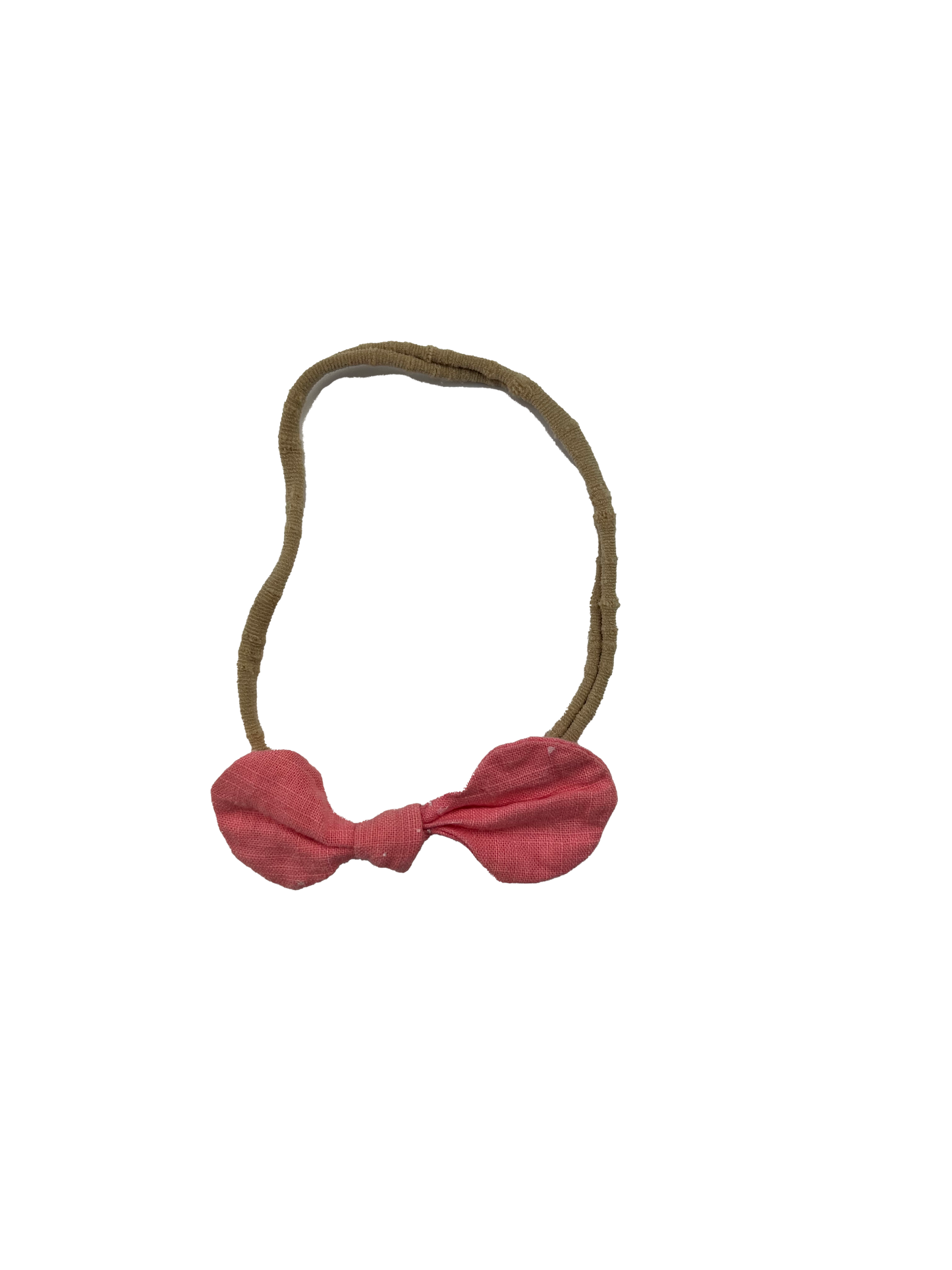 Pink Headband Bow 0-6M