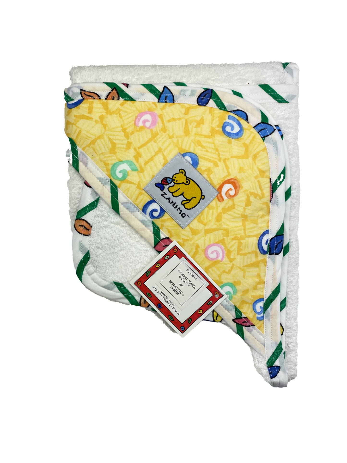 Zanimo Hooded Towel & Cloth Set OS