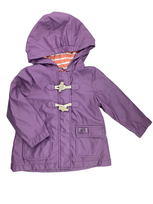 Roots Purple Raincoat 2T