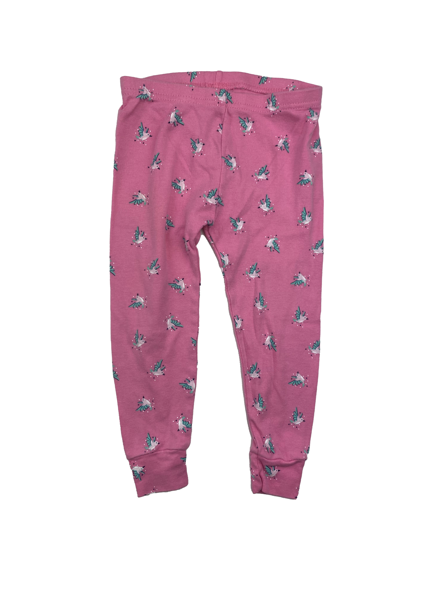Carter's Pink PJ Bottoms with Birds 24M