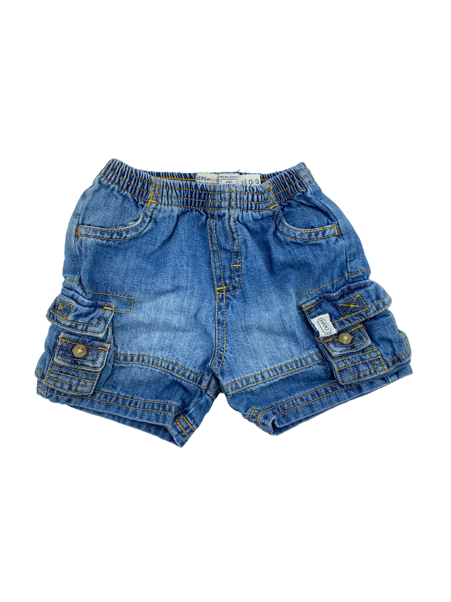 The Children's Place Jean Cargo Shorts 0-3M
