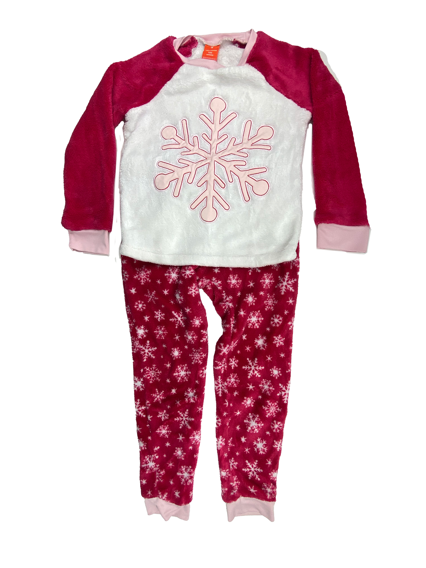 Joe Fresh Fleece PJ Set with Snowflakes 6