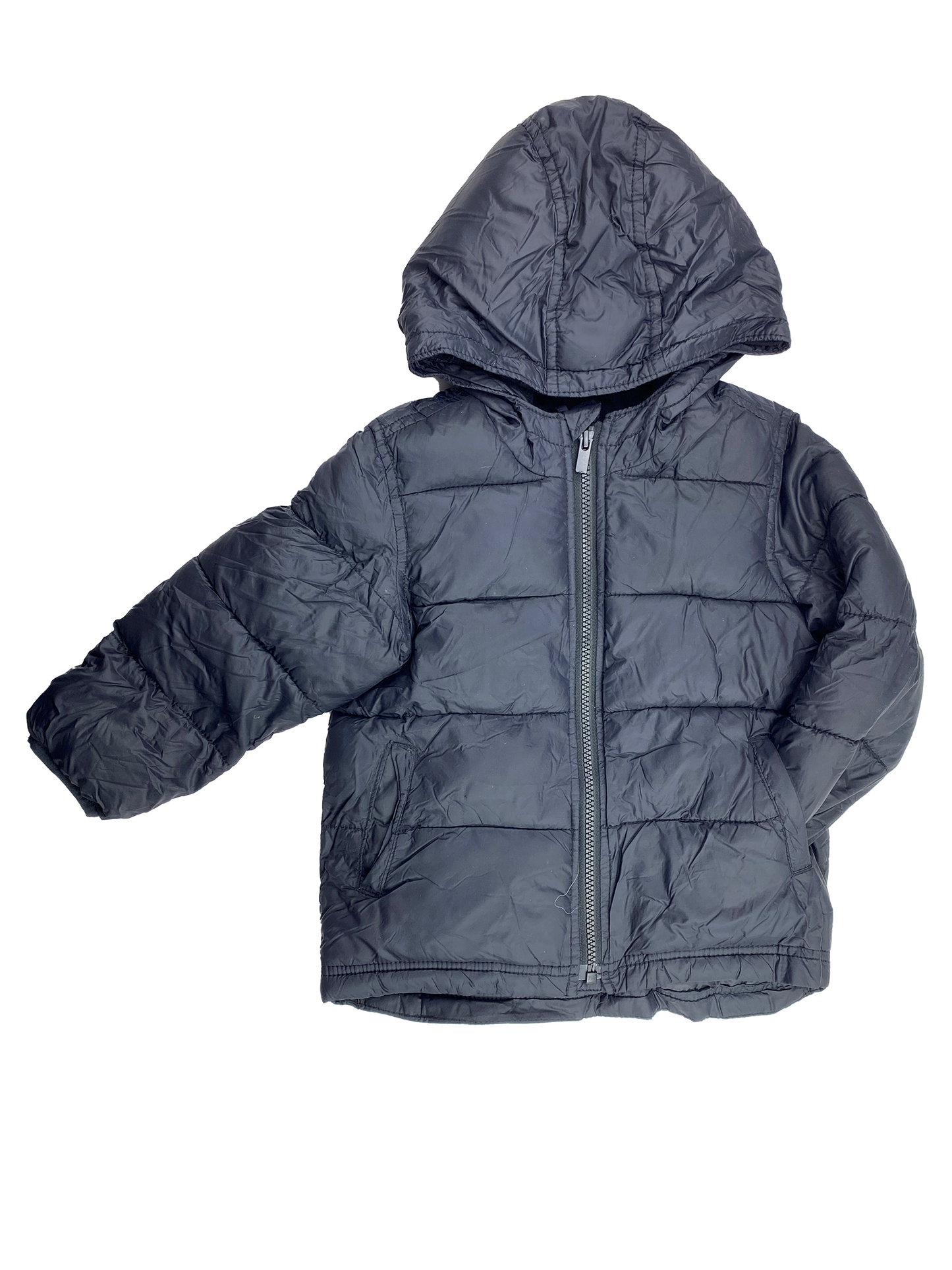 Old Navy Black Puffer Jacket 3T