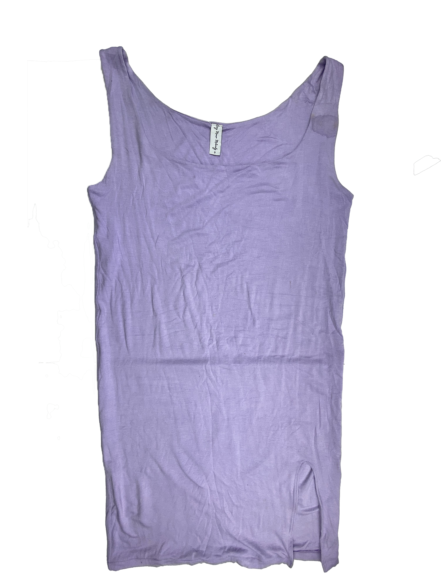 ❗️Stained: Sexy Mama Purple Maternity Tank Top 14-16