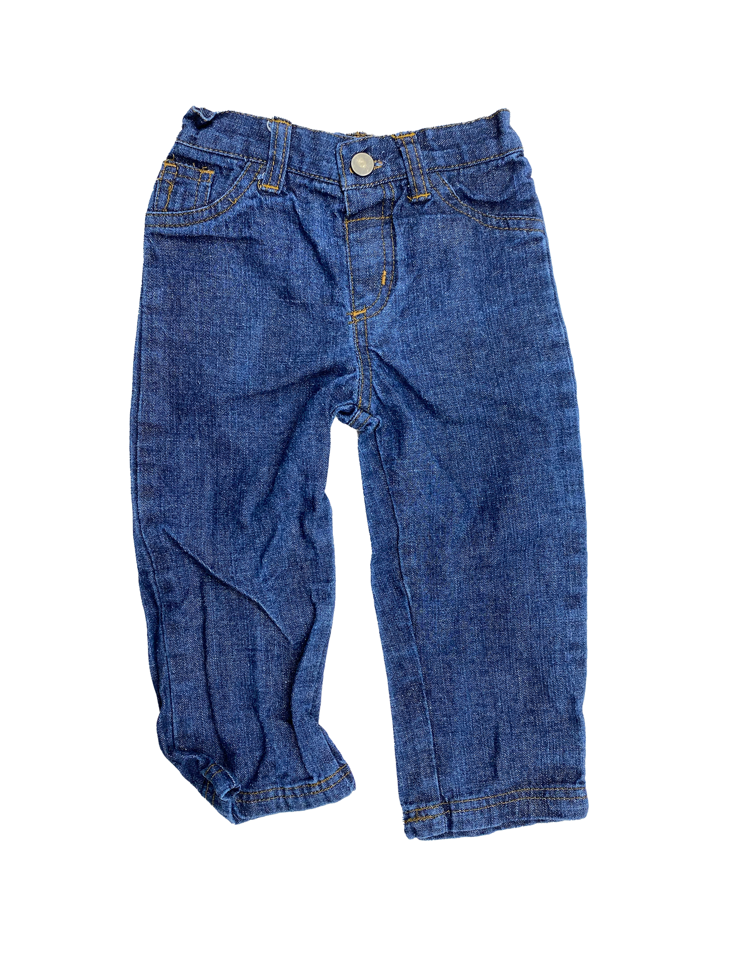 Peanut Buttons Straight Leg Dark Wash Jeans 18M