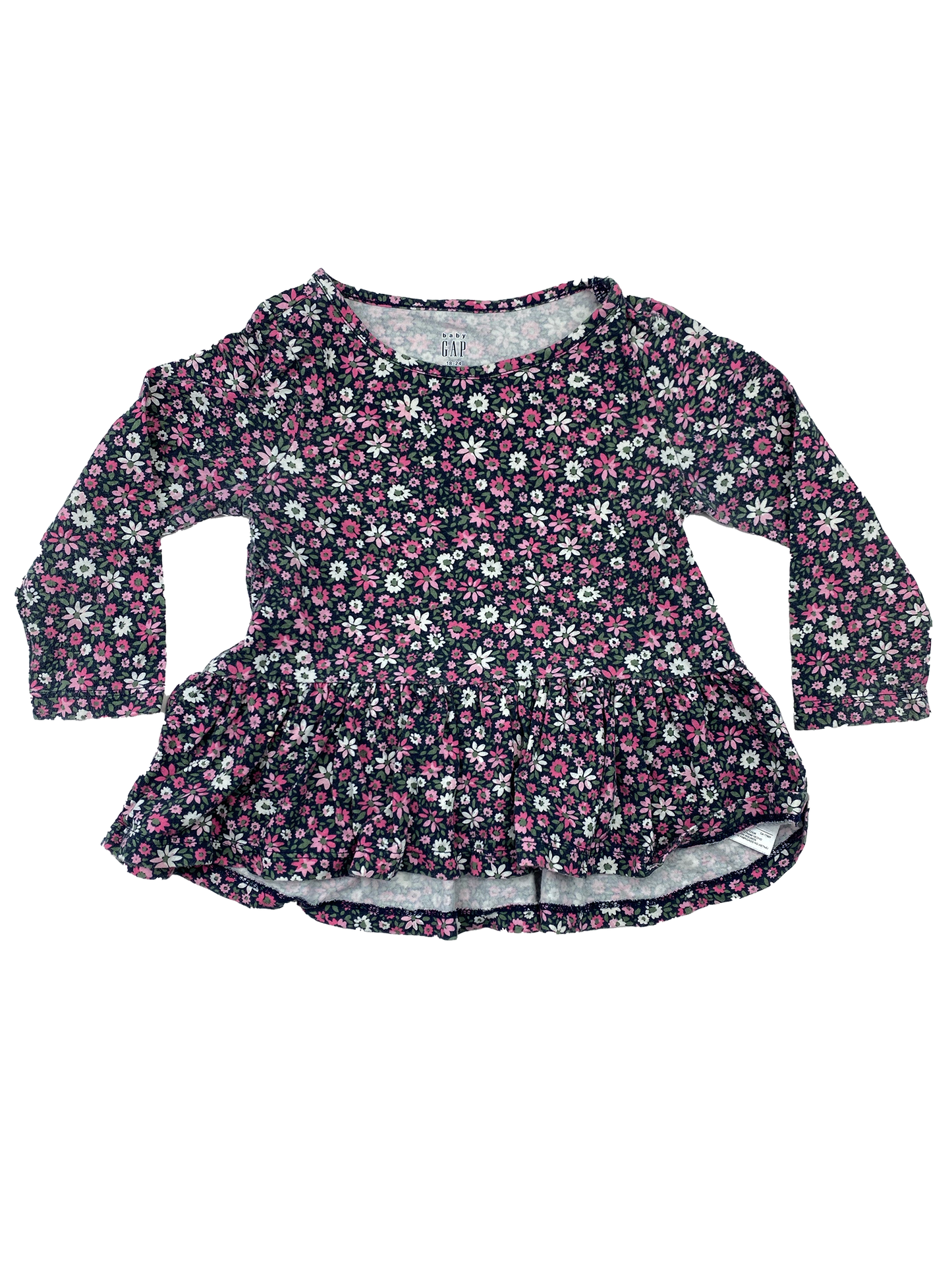 Baby Gap Floral Long Sleeve Shirt 18-24M
