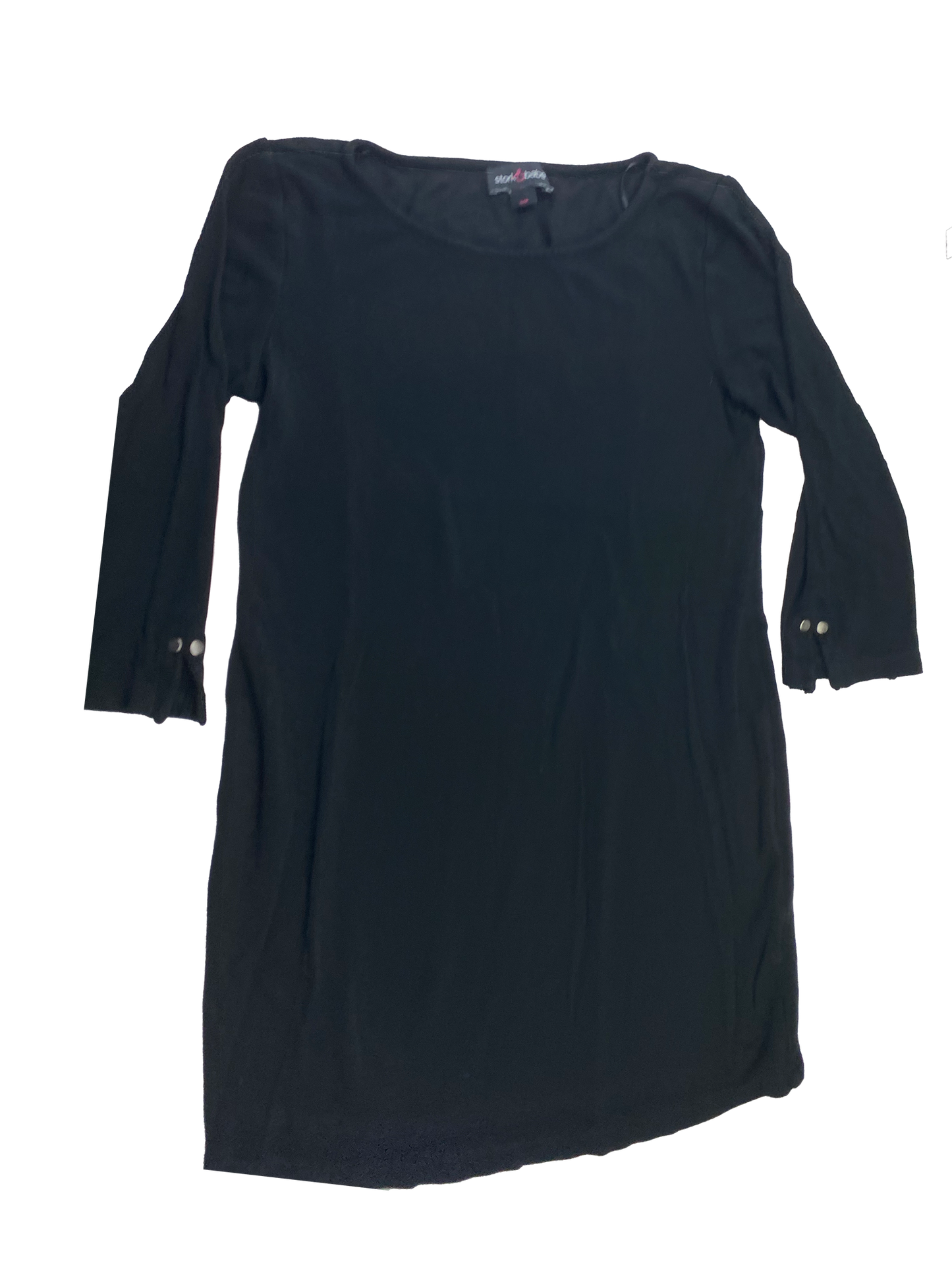 ❗️Stained: Stork & Babe Black Long Sleeve Maternity Dress S