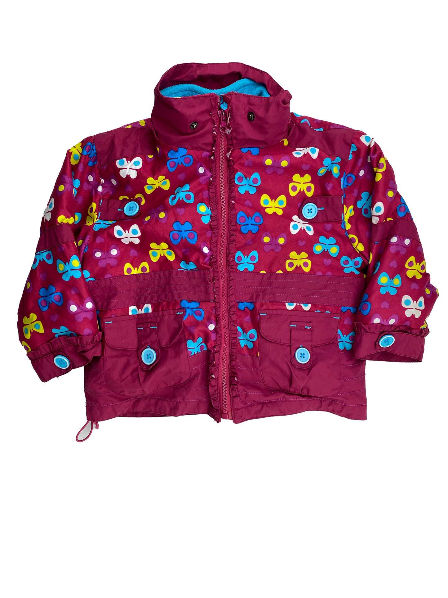 Conifere Pink Double-Lined Winter Jacket with Removable Sweater 2T