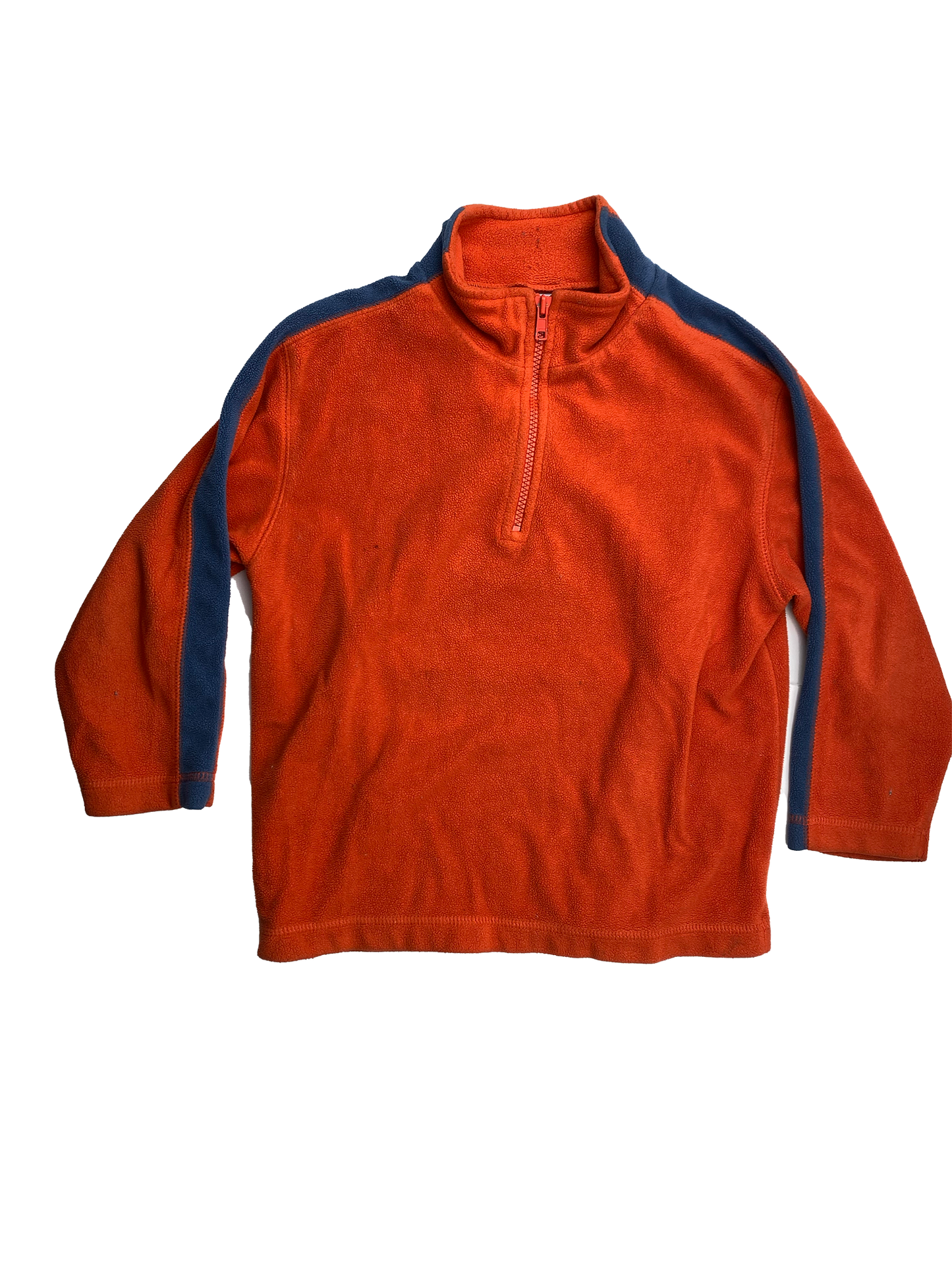 Old Navy Orange Fleece Half-Zip Pullover 6
