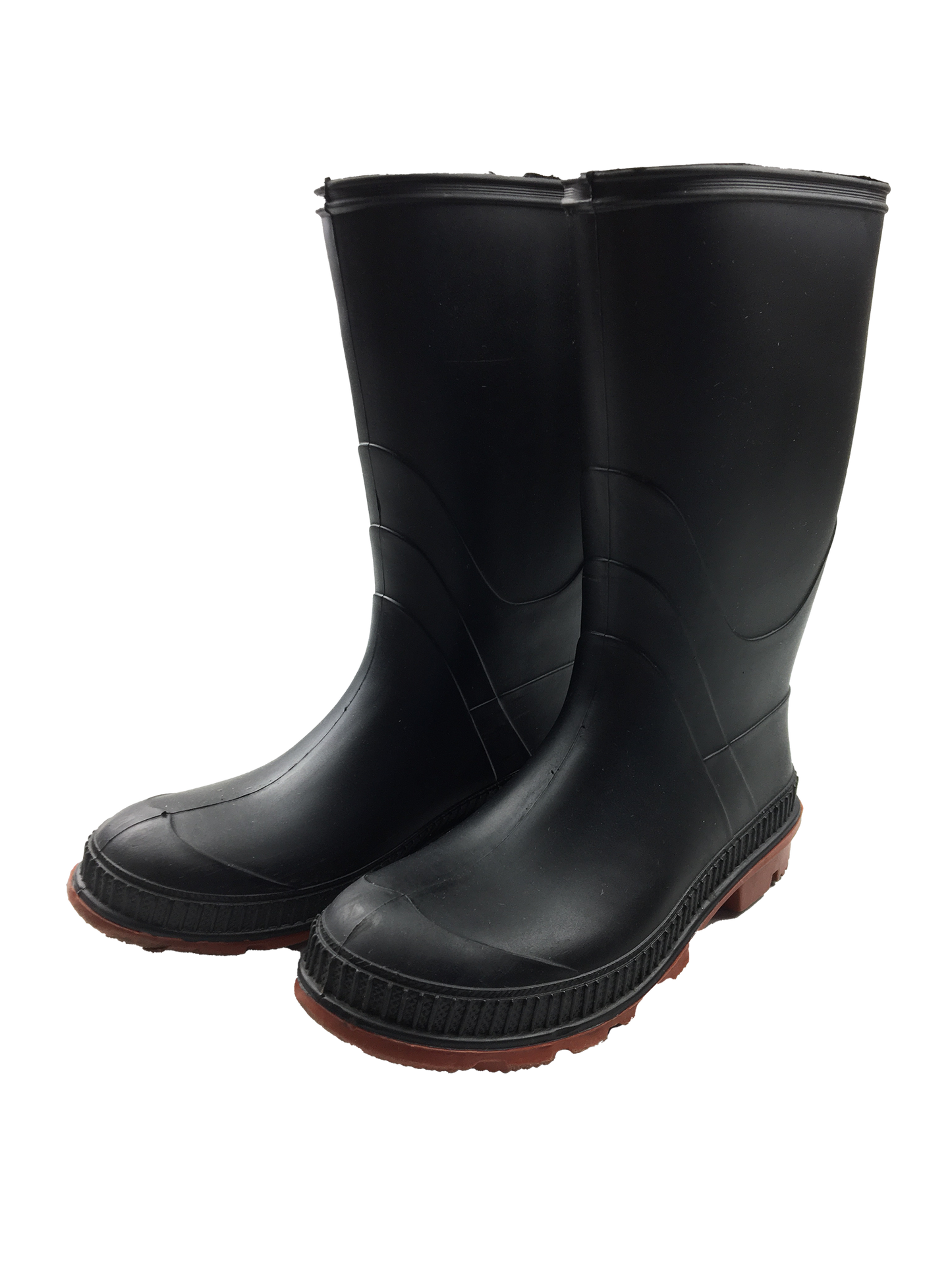 Black Rain Boots 4Y