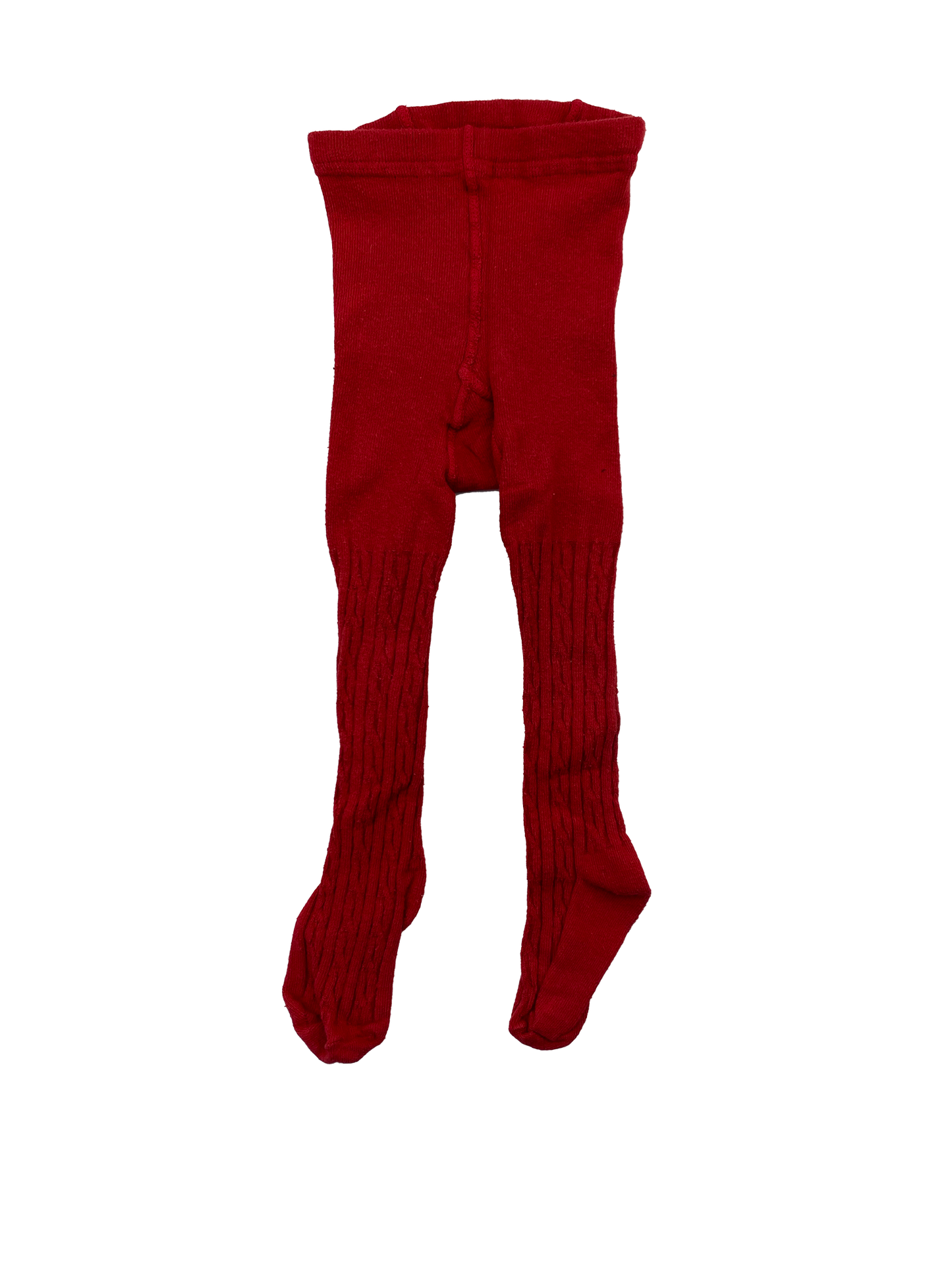 Old Navy Red Knit Tights 12-24M