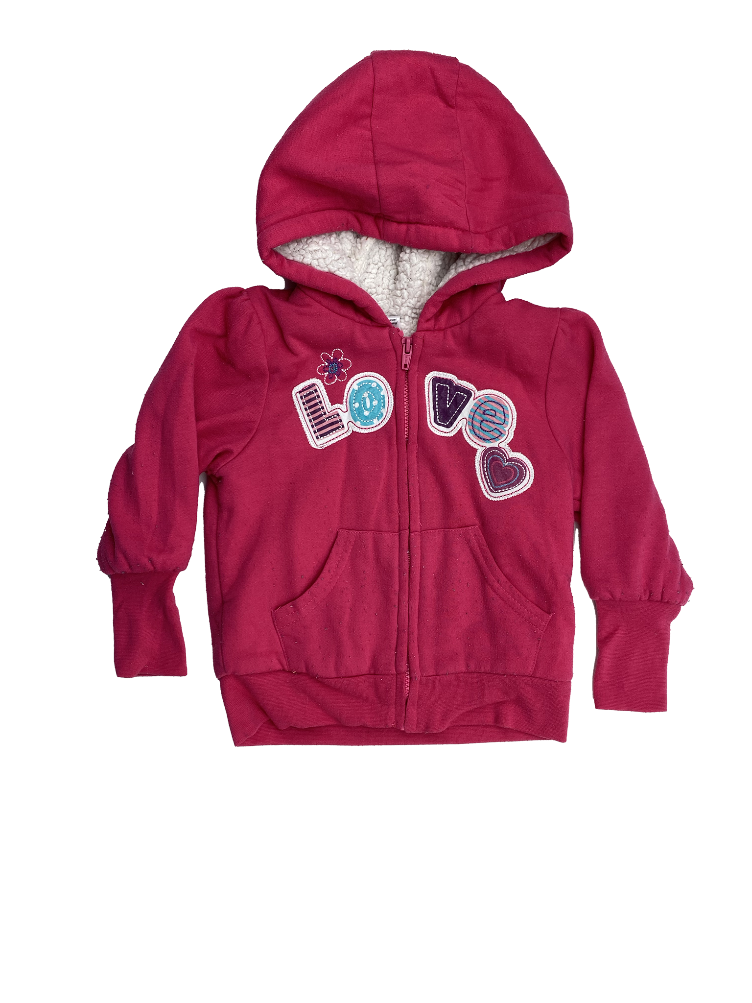 Sherpa pink hoodie online