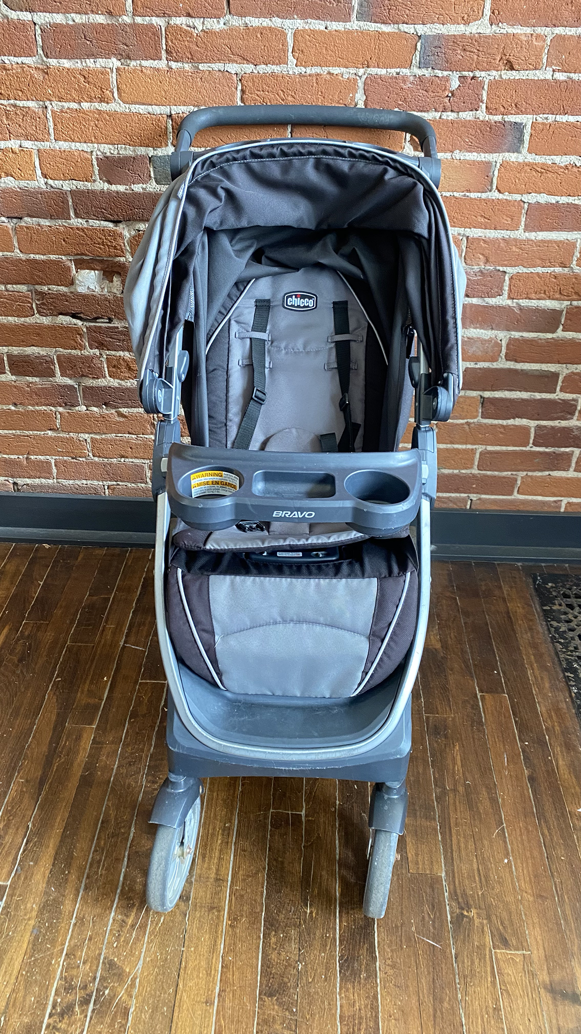 Chicco Black Quick Fold Bravo Stroller