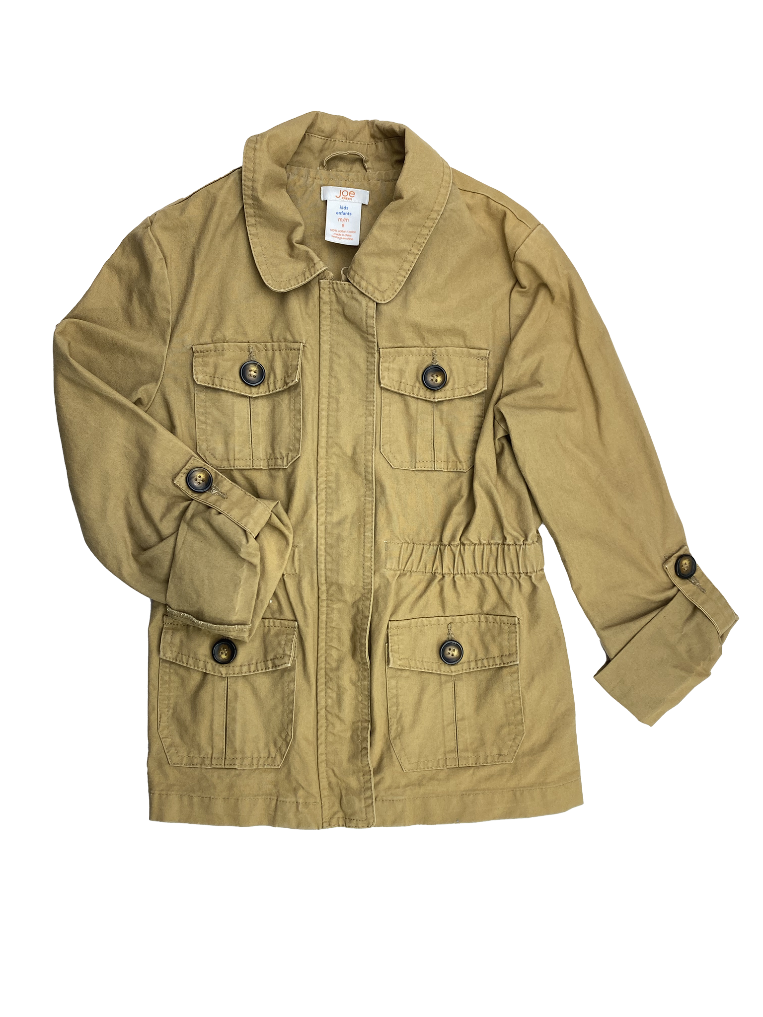 Khaki canvas outlet jacket