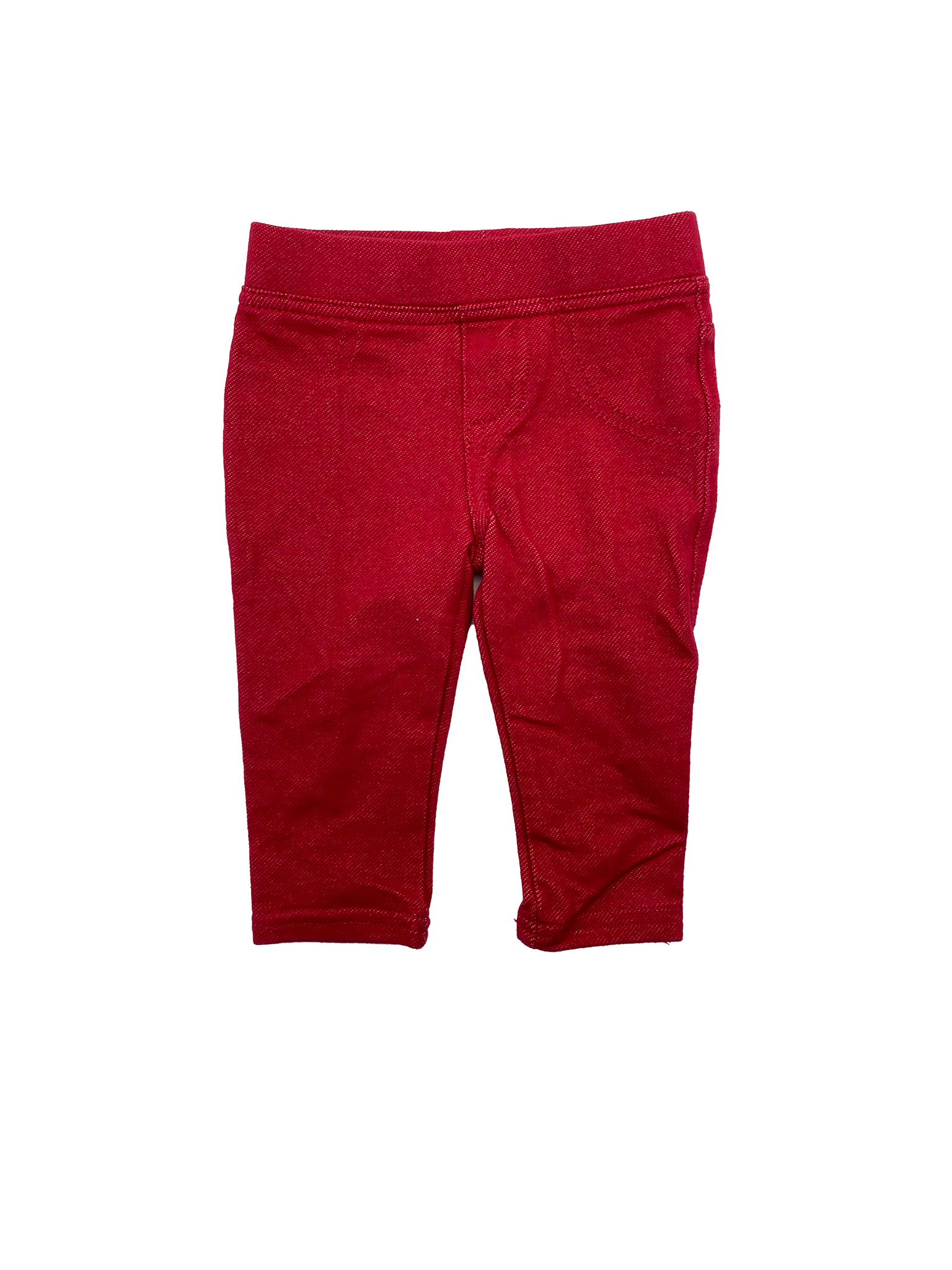 Red Jeggings 0-3M