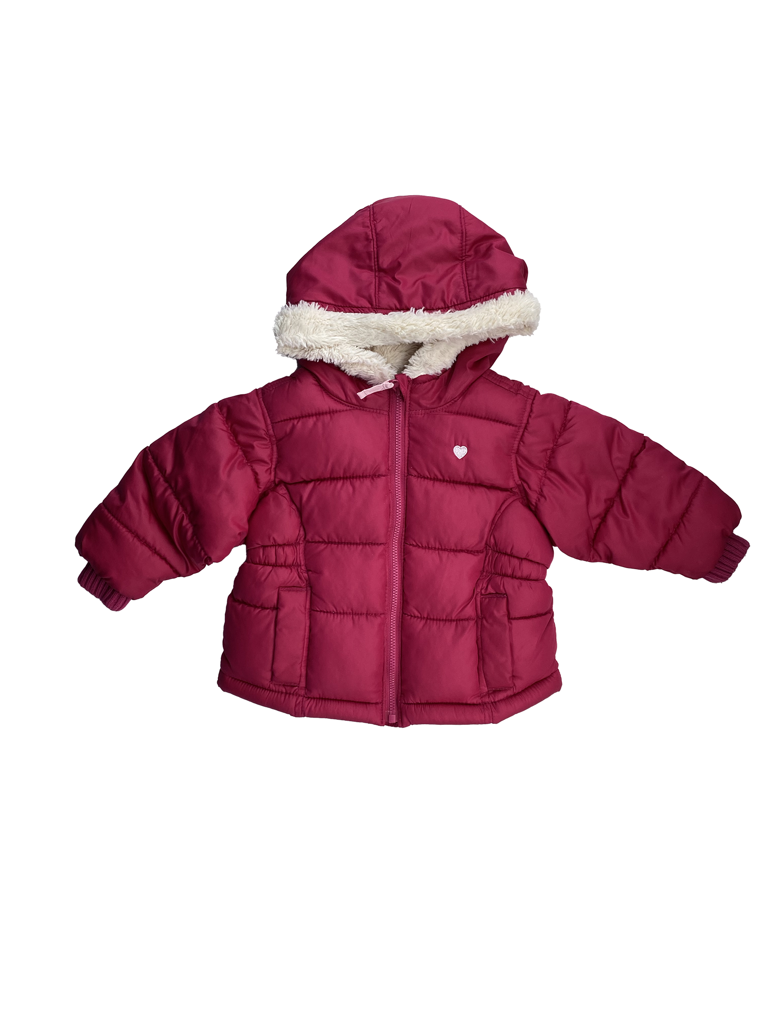 Old navy clearance pink puffer jacket