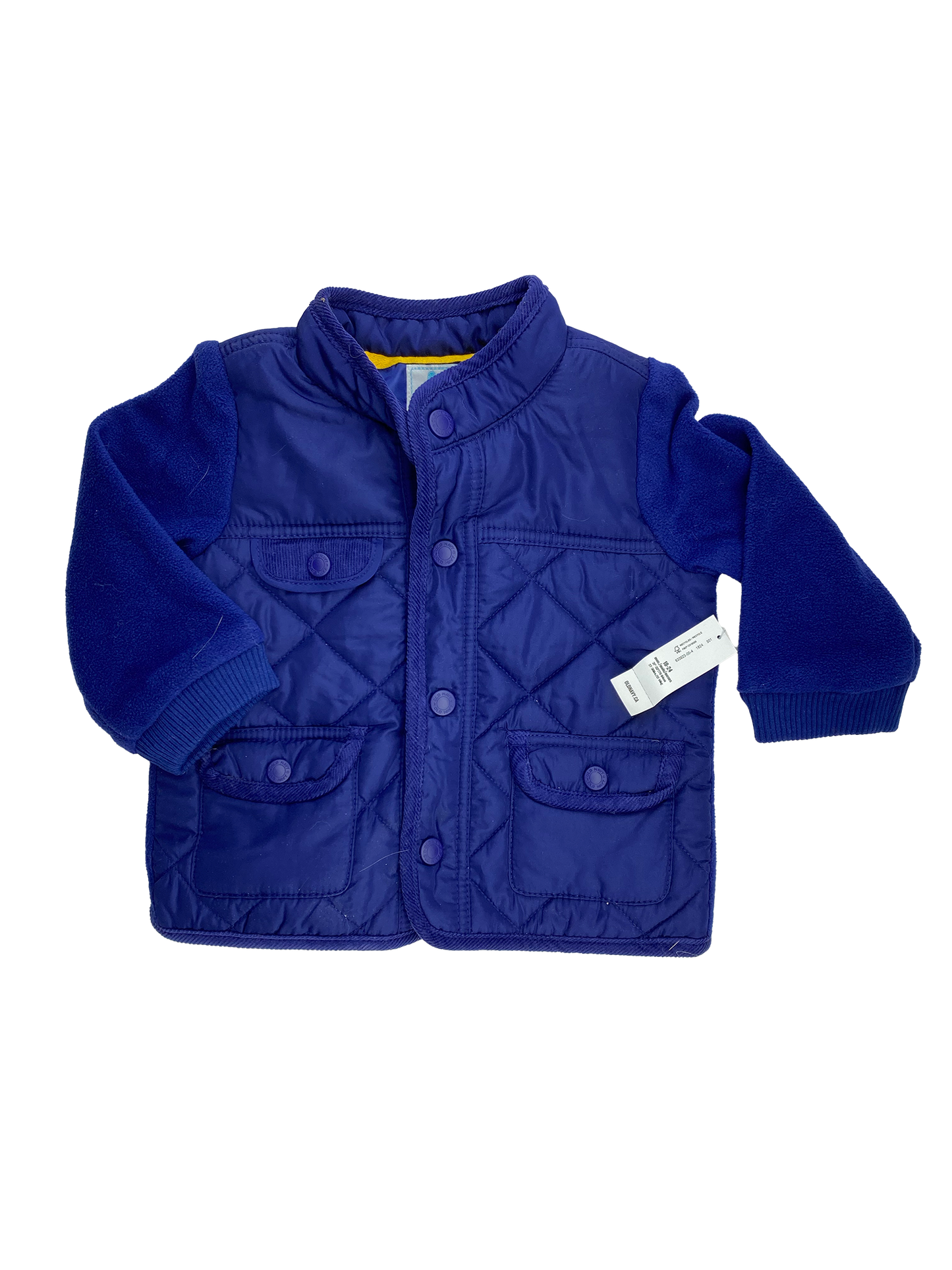 Old Navy Blue Quilted Lightweight Winter Jacket 18-24M