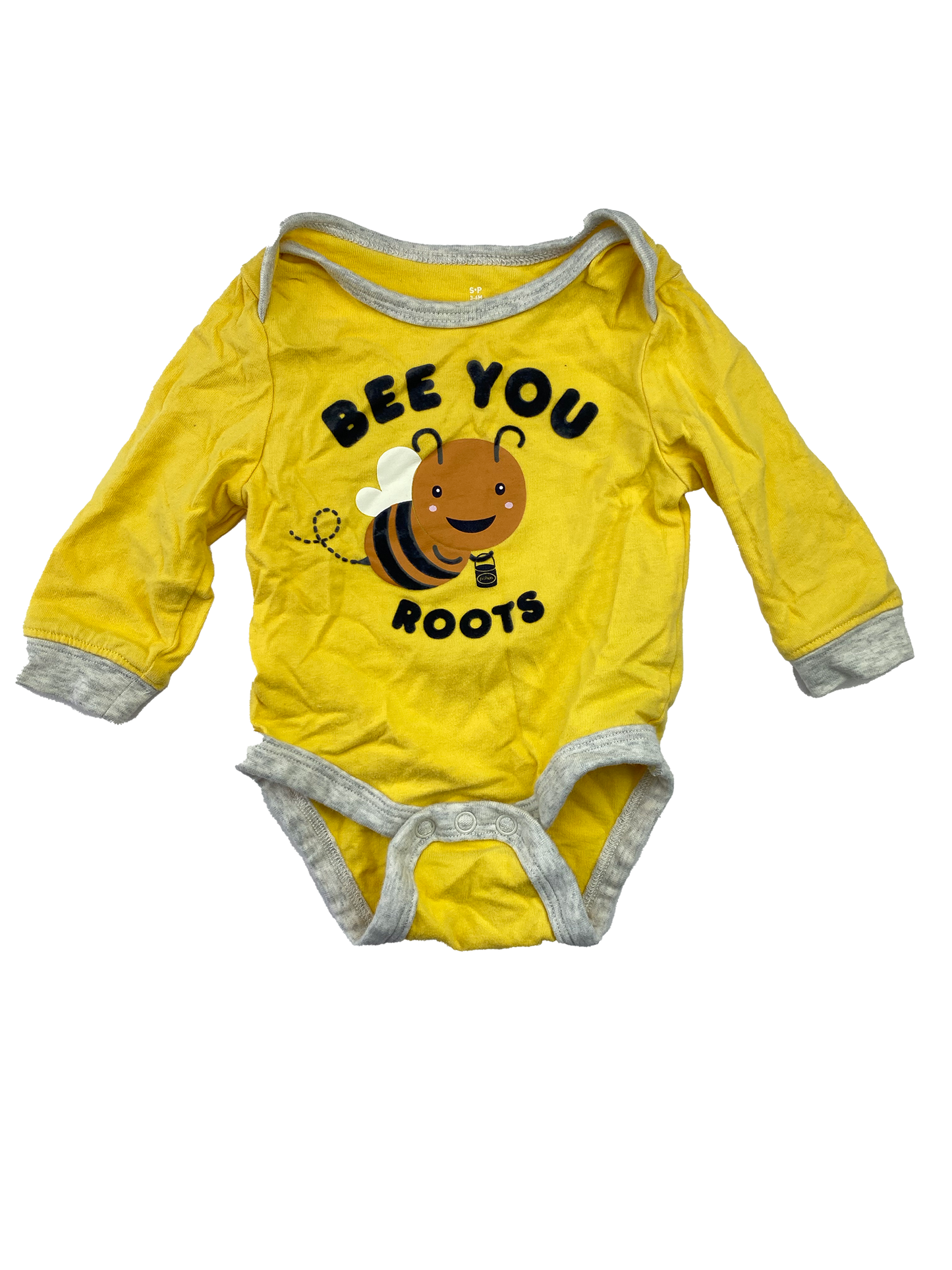 Roots Long Sleeve Onesie 3-6M