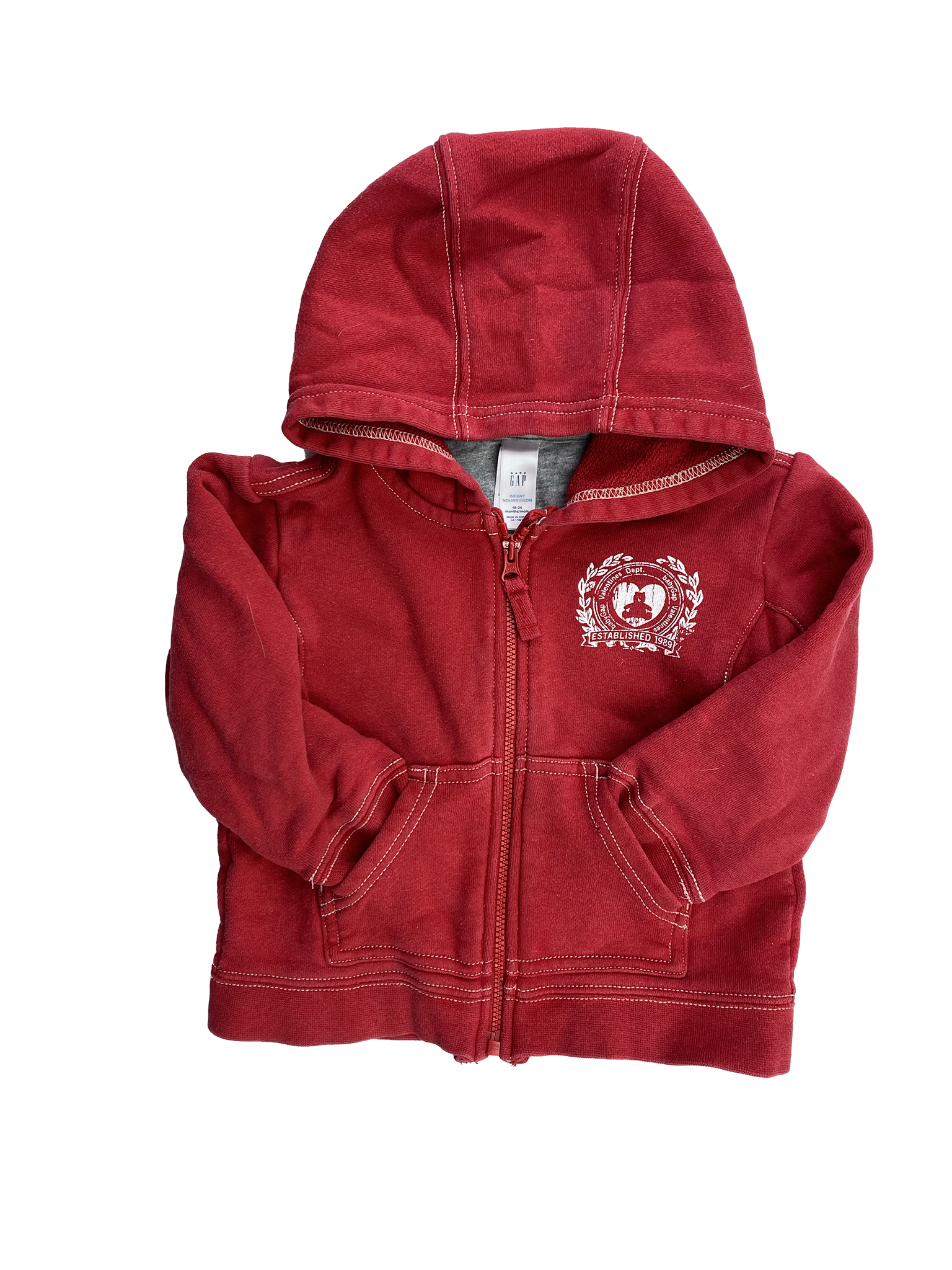 Baby gap best sale zip up hoodie