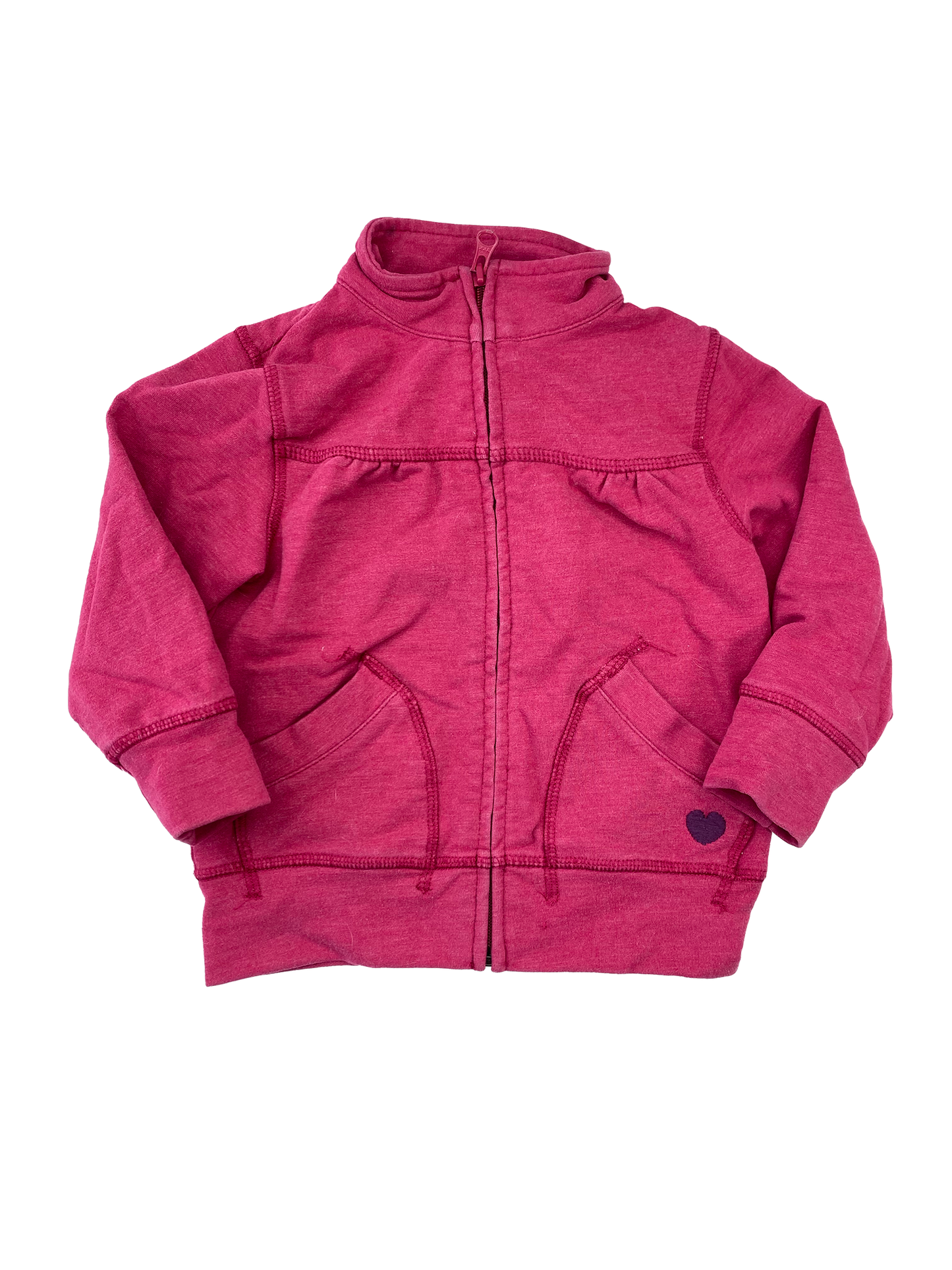 Joe Fresh Pink Zip-Up Sweater 12M
