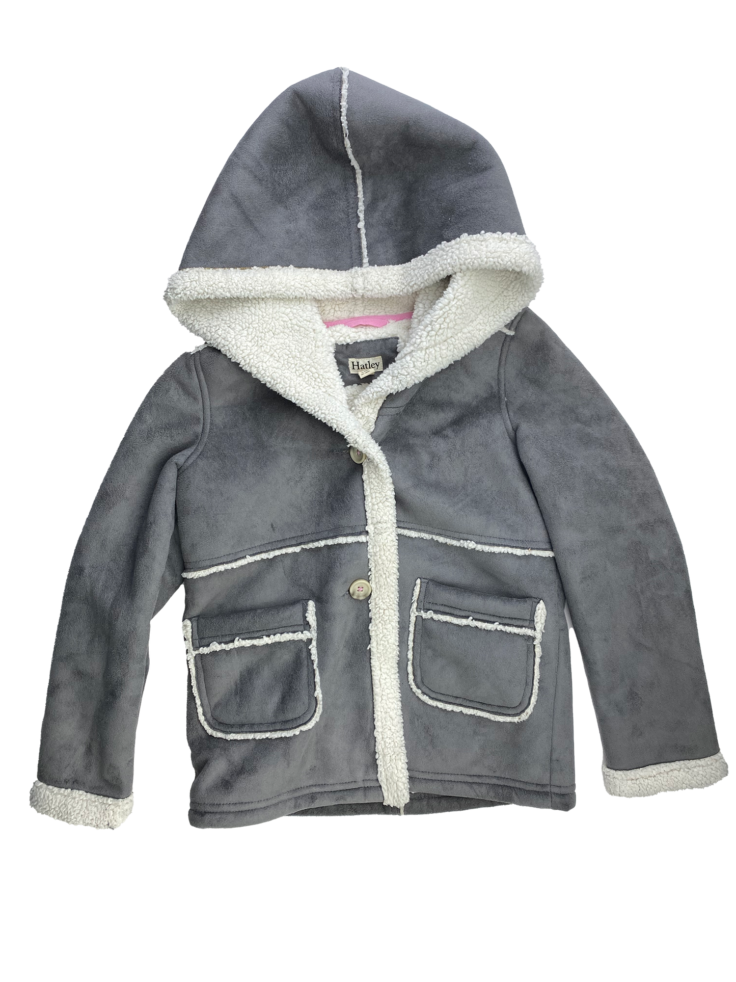 Hatley Grey Microfleece Winter Jacket 8