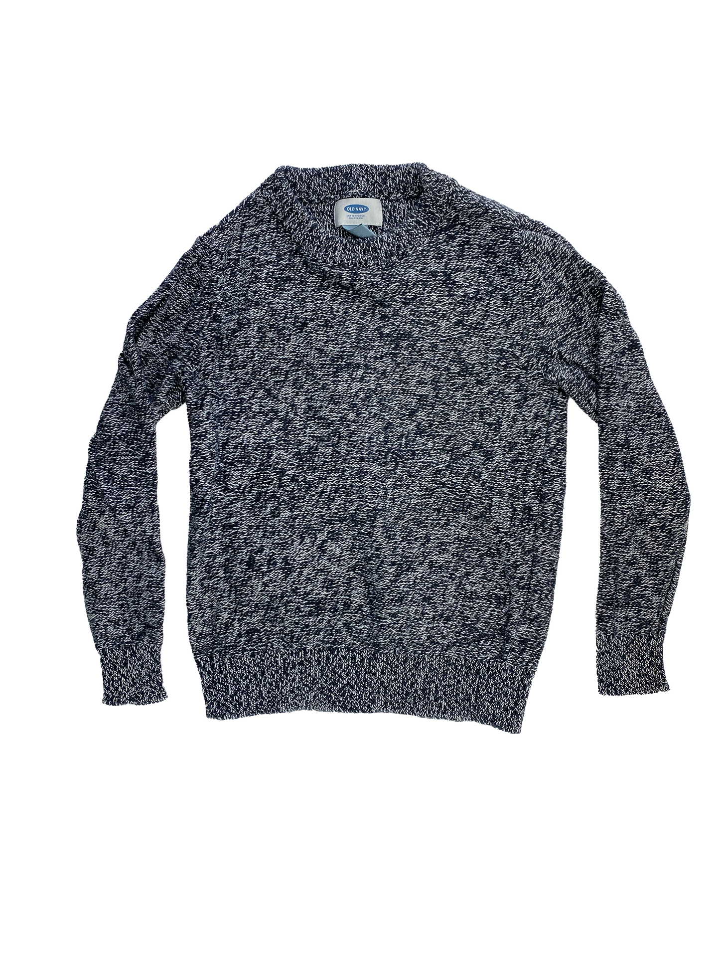 ❗️Stain: Old Navy Black & White Knit Pull-Over Sweater 5