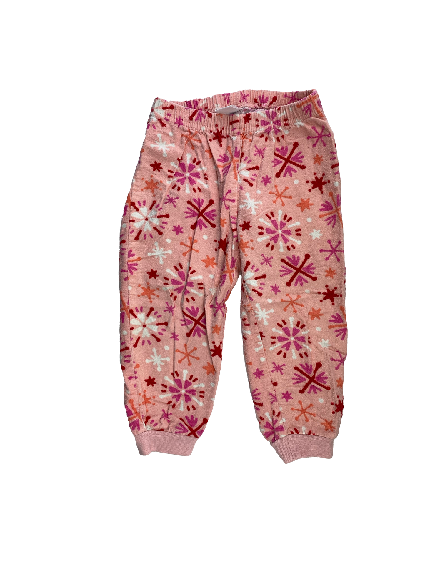 Joe Fresh Pink PJ Bottoms with Snowflakes 2T