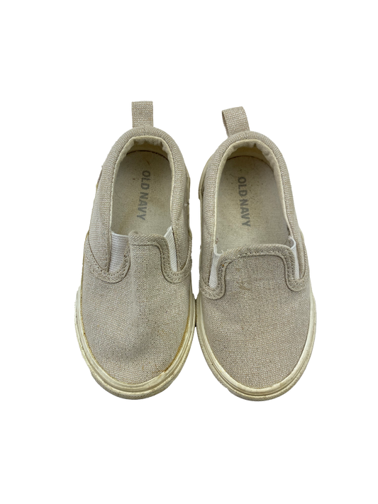 Old Navy Beige Slip-On Shoes 12.5