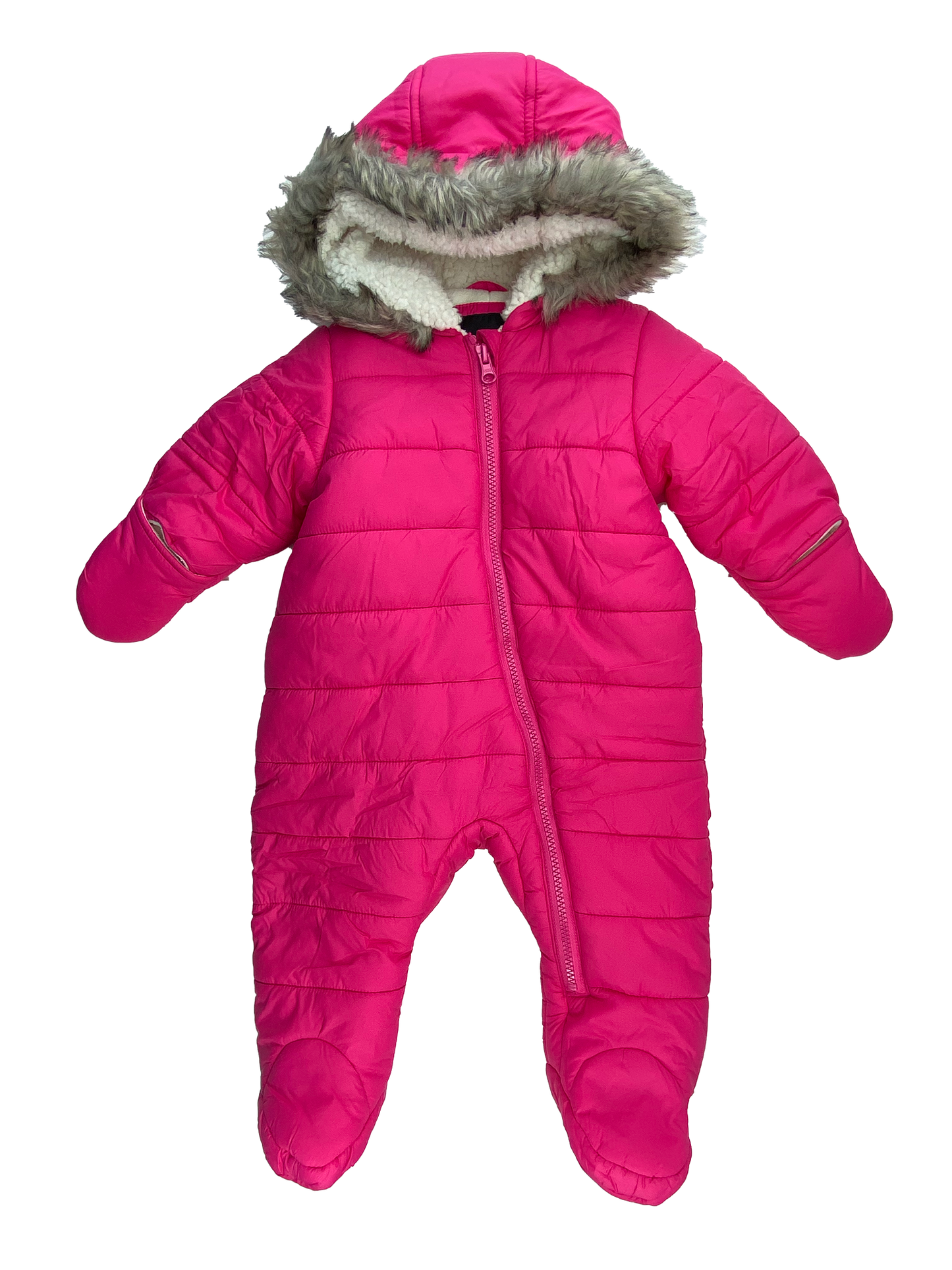 George Pink One-Piece Snowsuit 3-6M