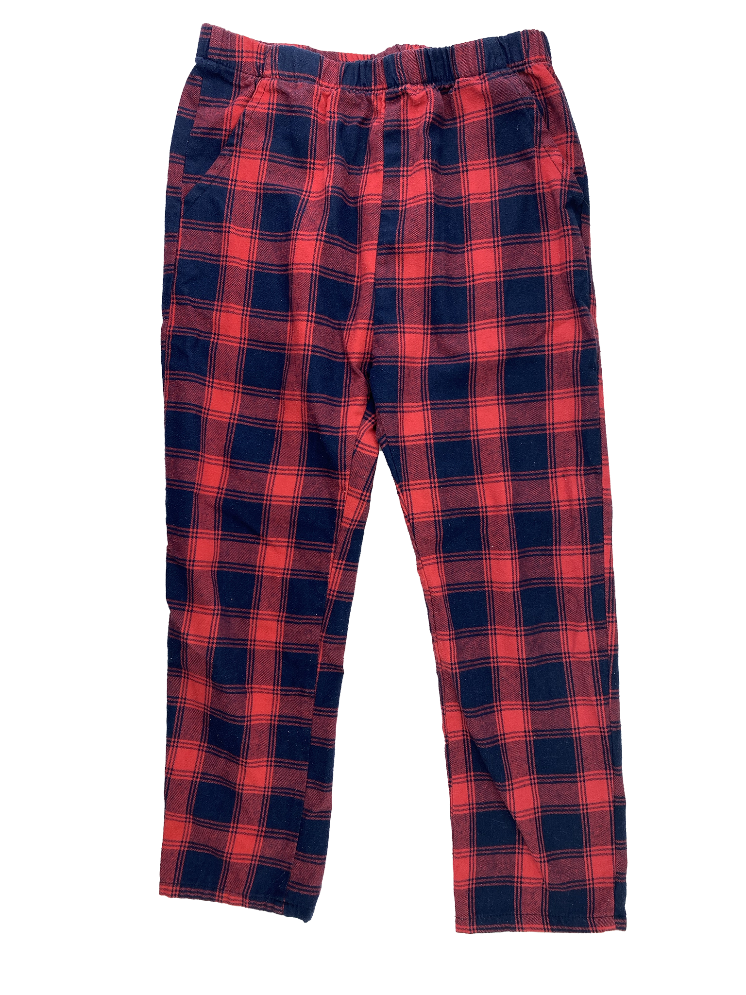 Red and deals navy plaid pants