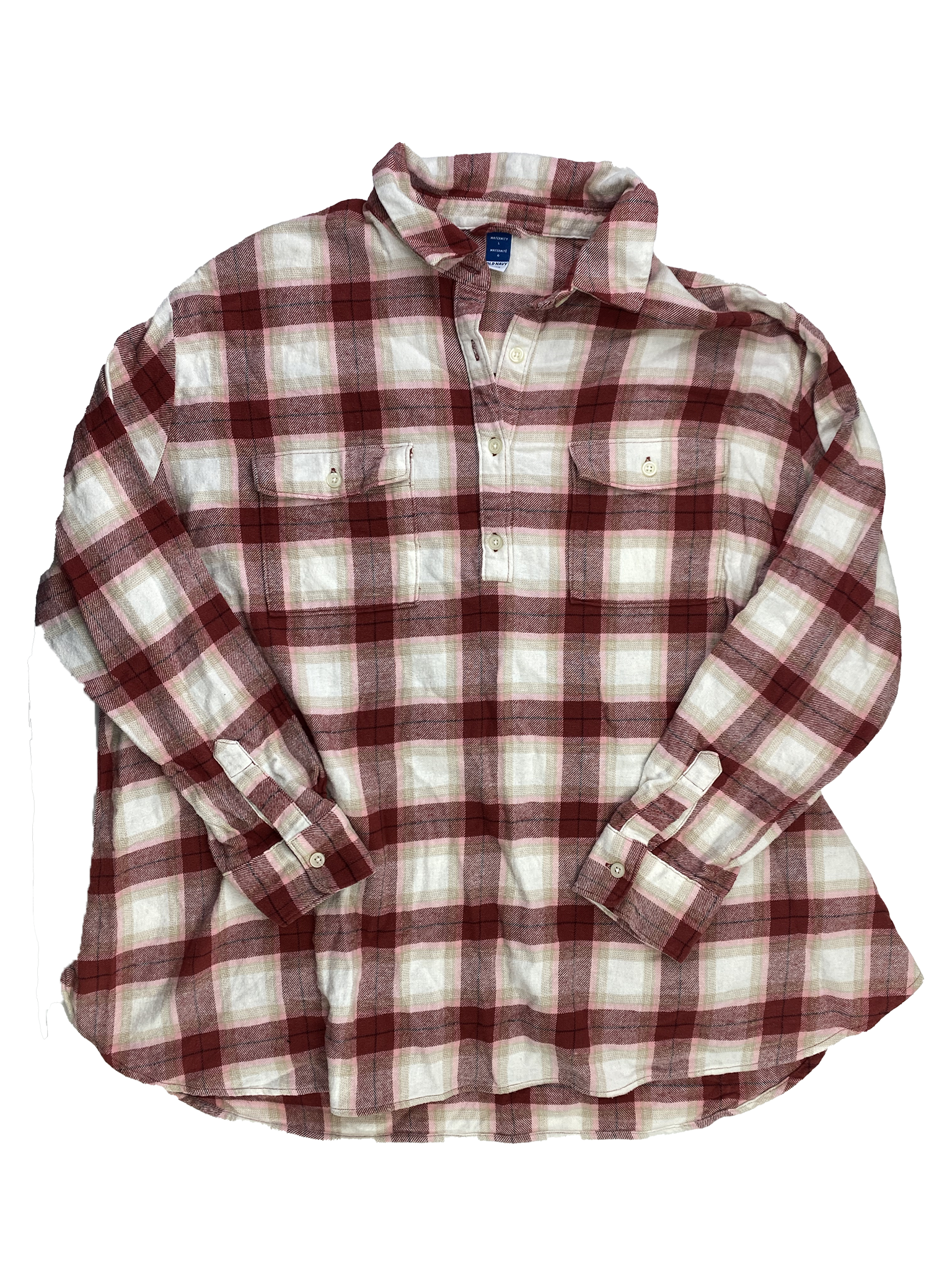 Mens pink discount flannel shirt