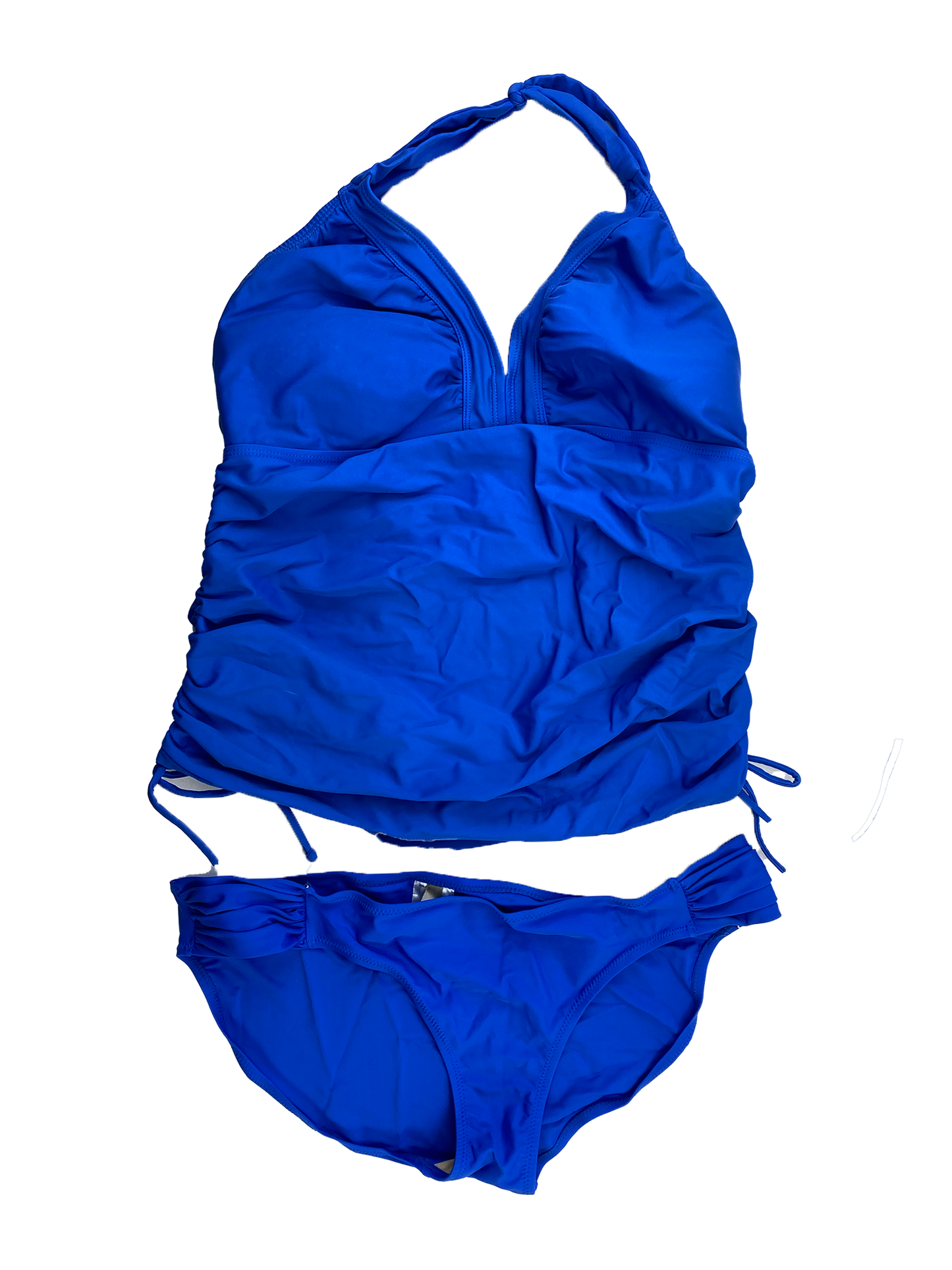 Thyme Blue Maternity 2-Piece Swim Suit XL