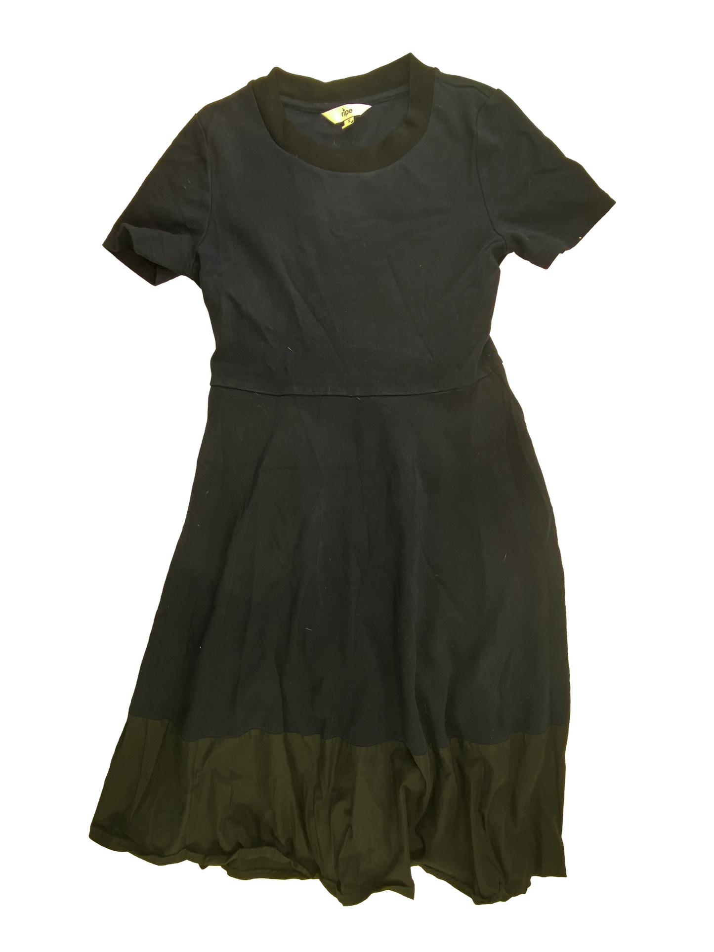 Ripe Black Maternity Dress S