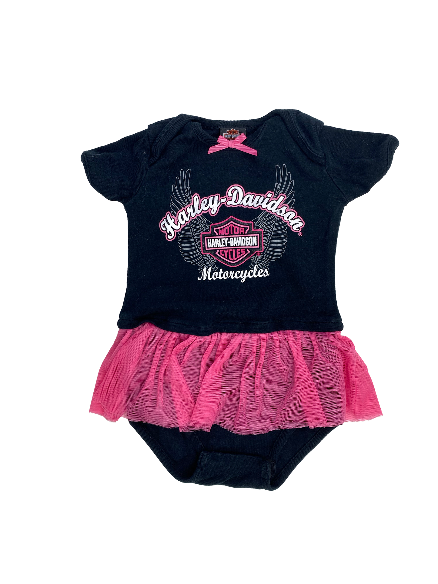 Harley Davidson Black Onesie with Tutu 24M