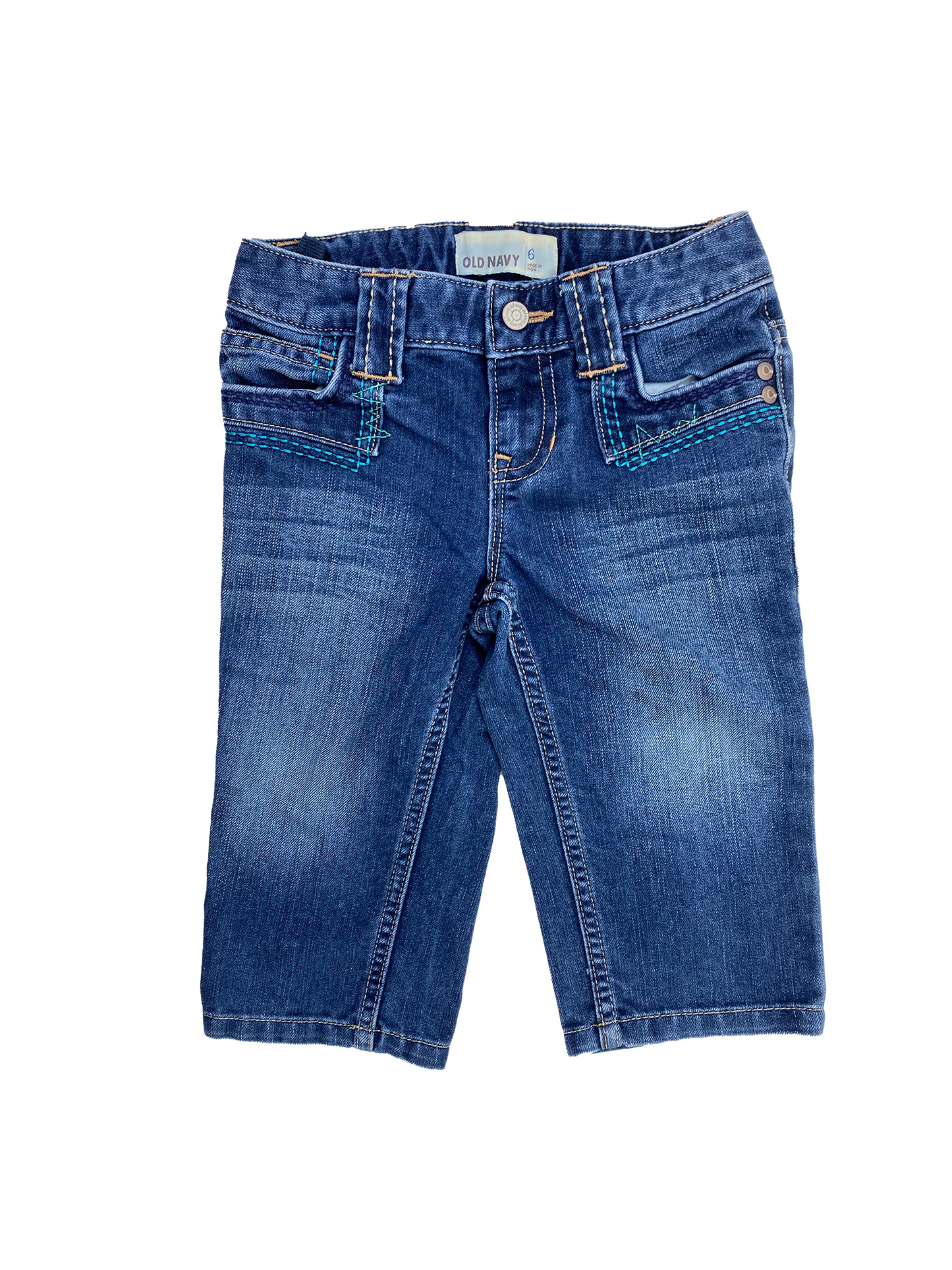 Old Navy Dark Wash Jean Shorts 6