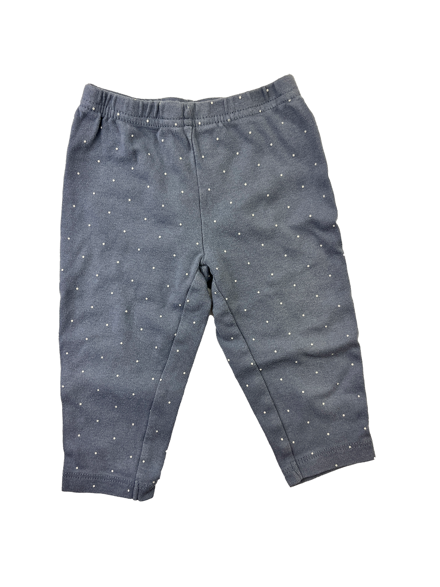 Just One You Grey Pants with White Polka Dots 9M