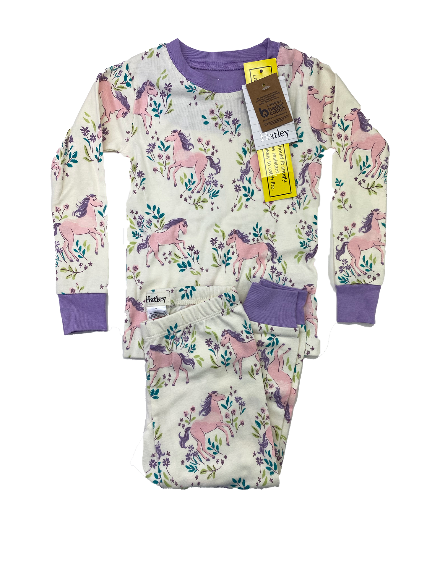 Hatley Meadow Pony PJ Set 2T