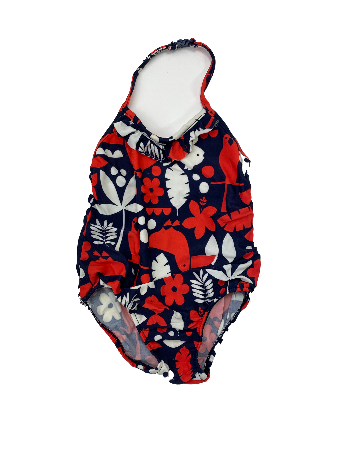 OshKosh Navy, Red & White Swimsuit 12M
