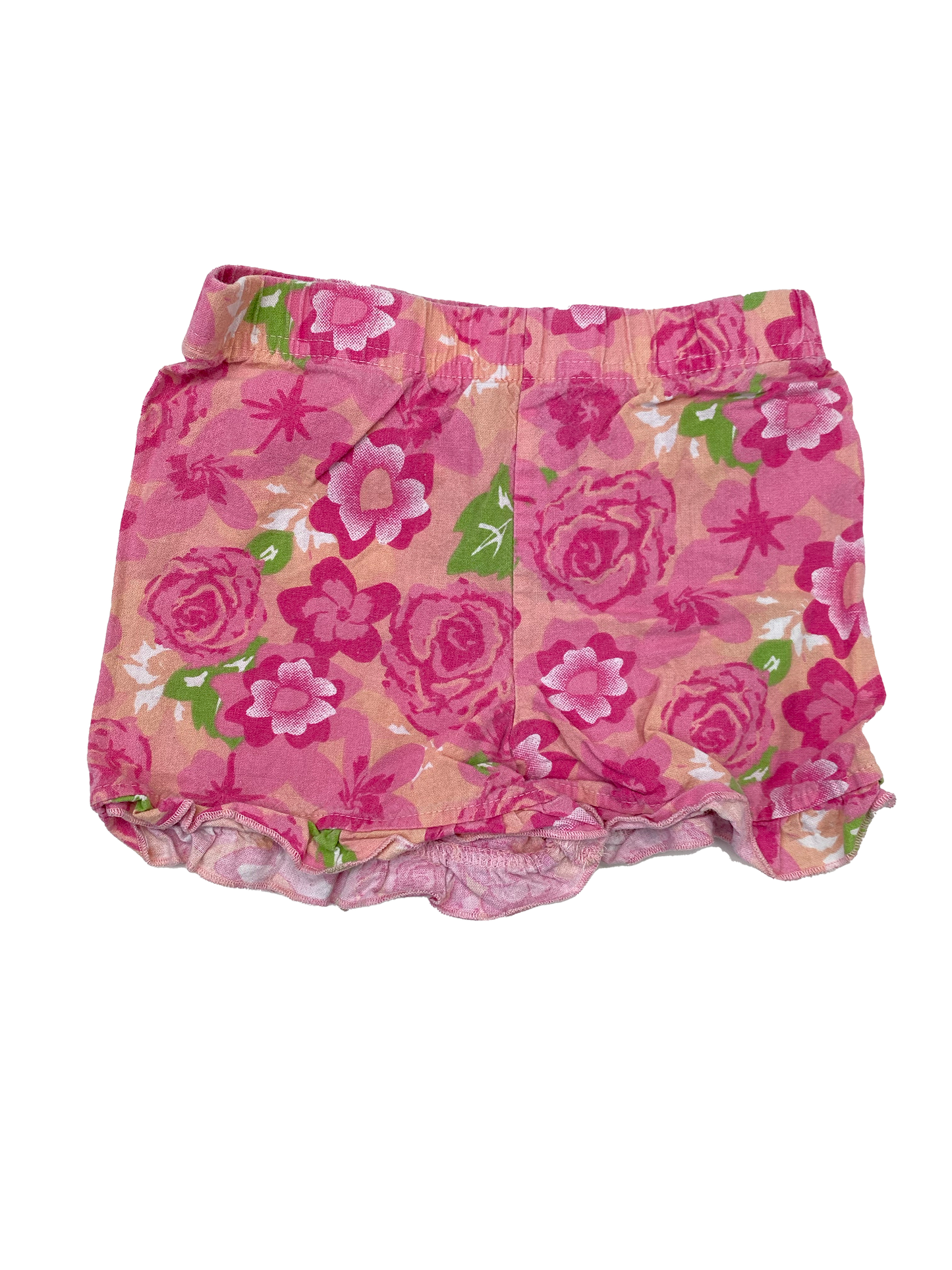 Candy Couture Pink Shorts with Flowers 2T