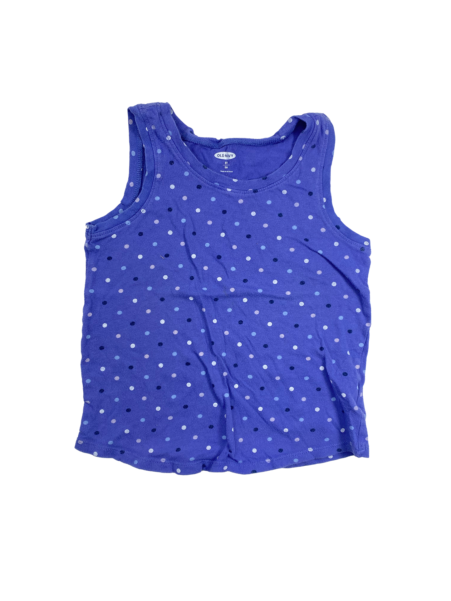 Old Navy Purple Tank Top with Dots 5T