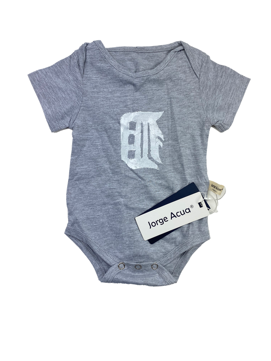 Jorge Acua Grey Onesie 0-3M