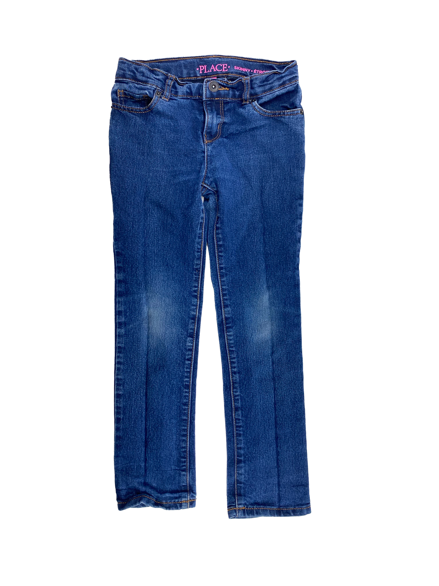 The Children's Place Skinny Leg Dark Wash Jeans 8