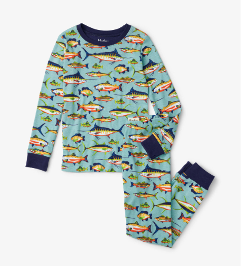 Lots Of Fish Pajama Set
