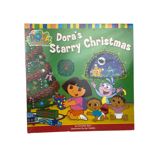 Dora The Explorer Christmas Books - 3 Pack
